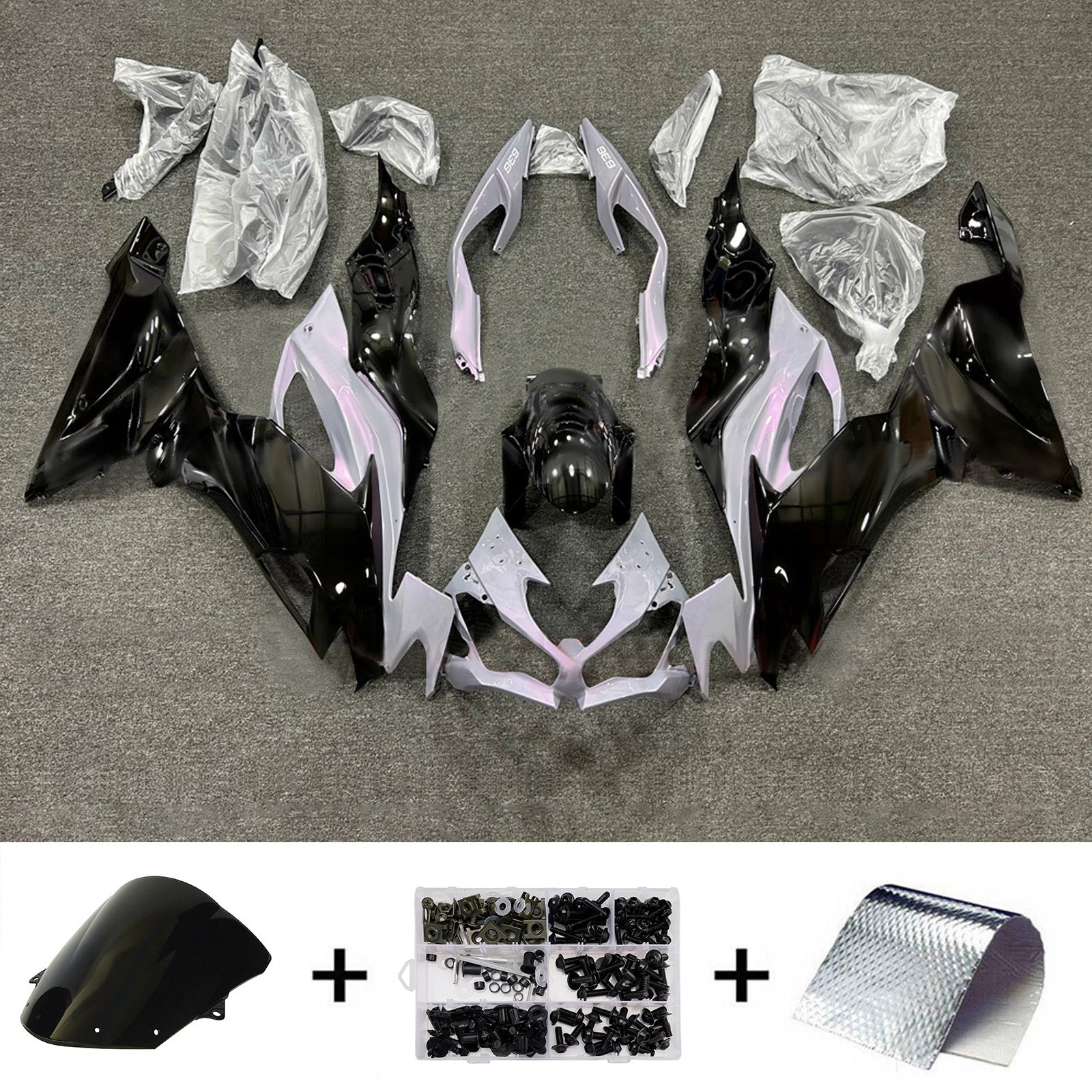 Injection Fairing Kit Bodywork Plastic ABS fit For Kawasaki ZX6R 2019-2023