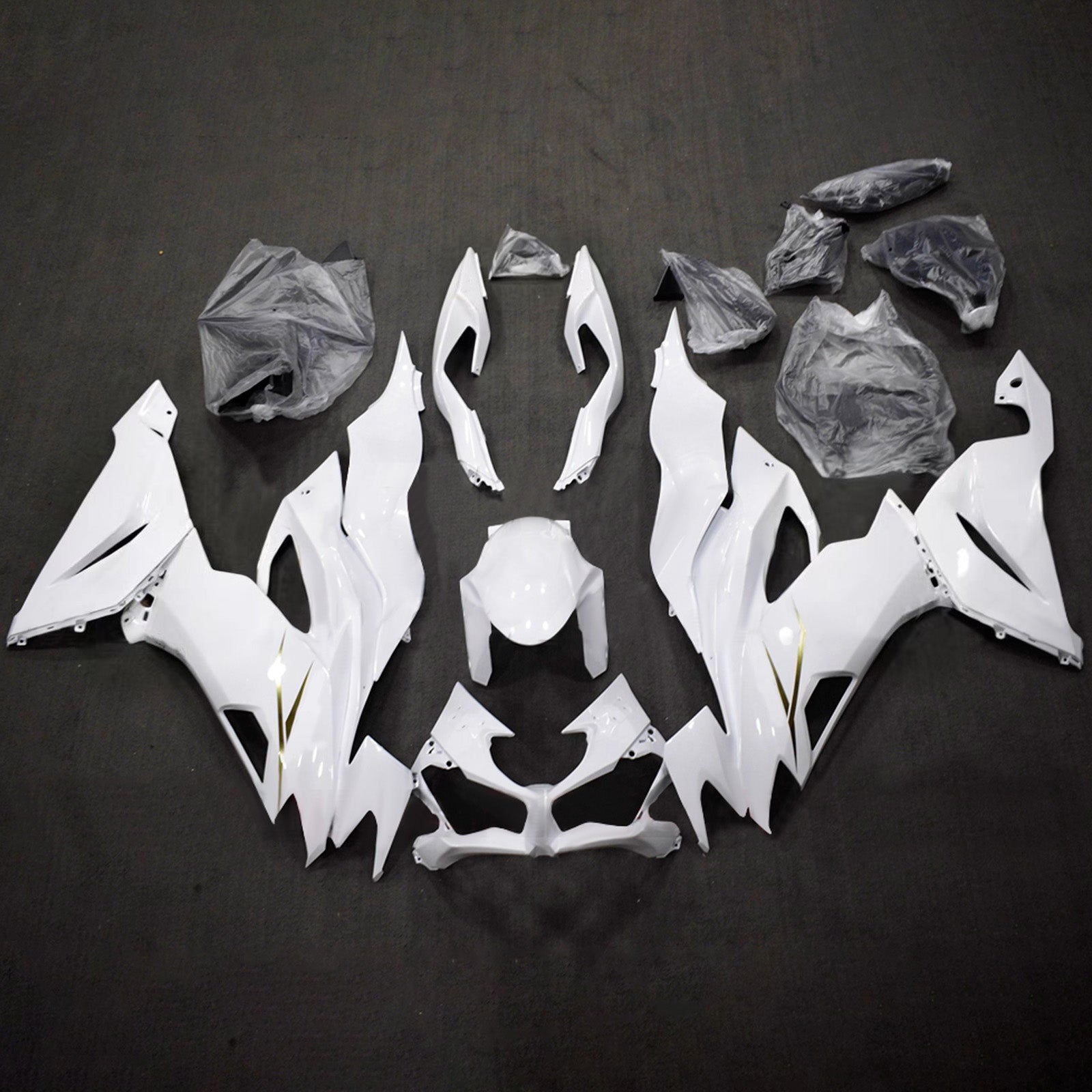 Injection Fairing Kit Bodywork Plastic ABS fit For Kawasaki ZX6R 2019-2023