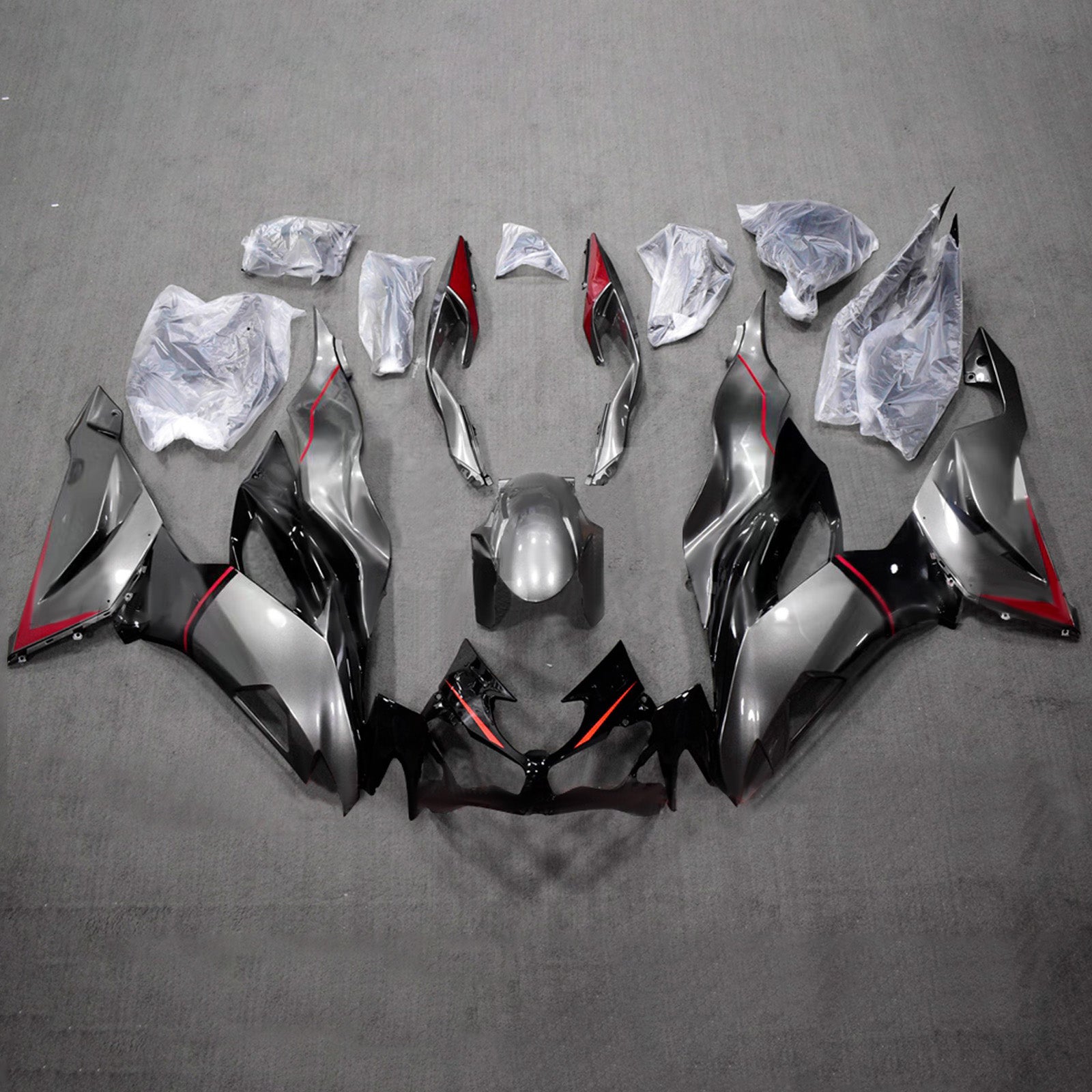 Injection Fairing Kit Bodywork Plastic ABS fit For Kawasaki ZX6R 2019-2023