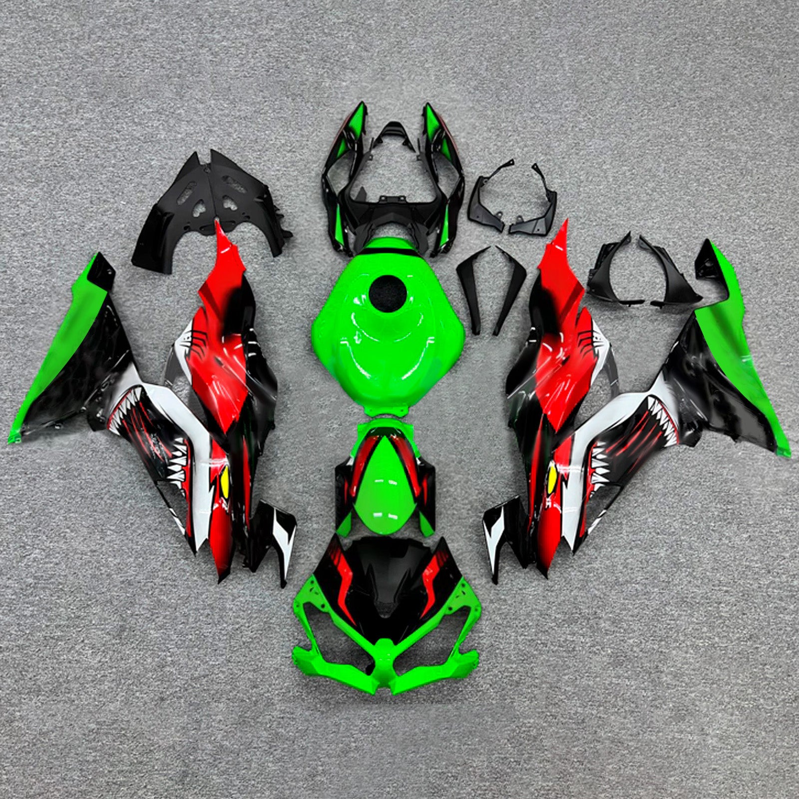 Injection Fairing Kit Bodywork Plastic ABS fit For Kawasaki ZX6R 2019-2023