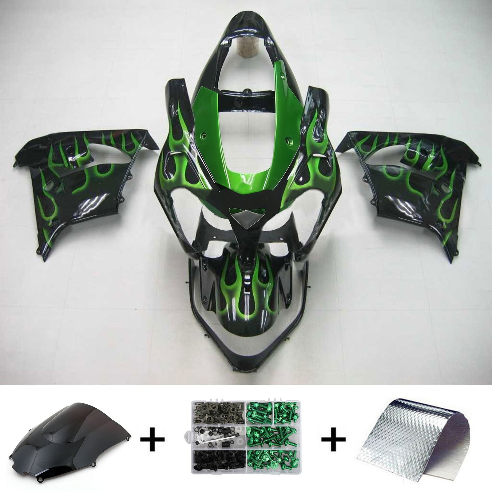 Fairing Kit For Kawasaki ZX9R 2002-2003 Generic