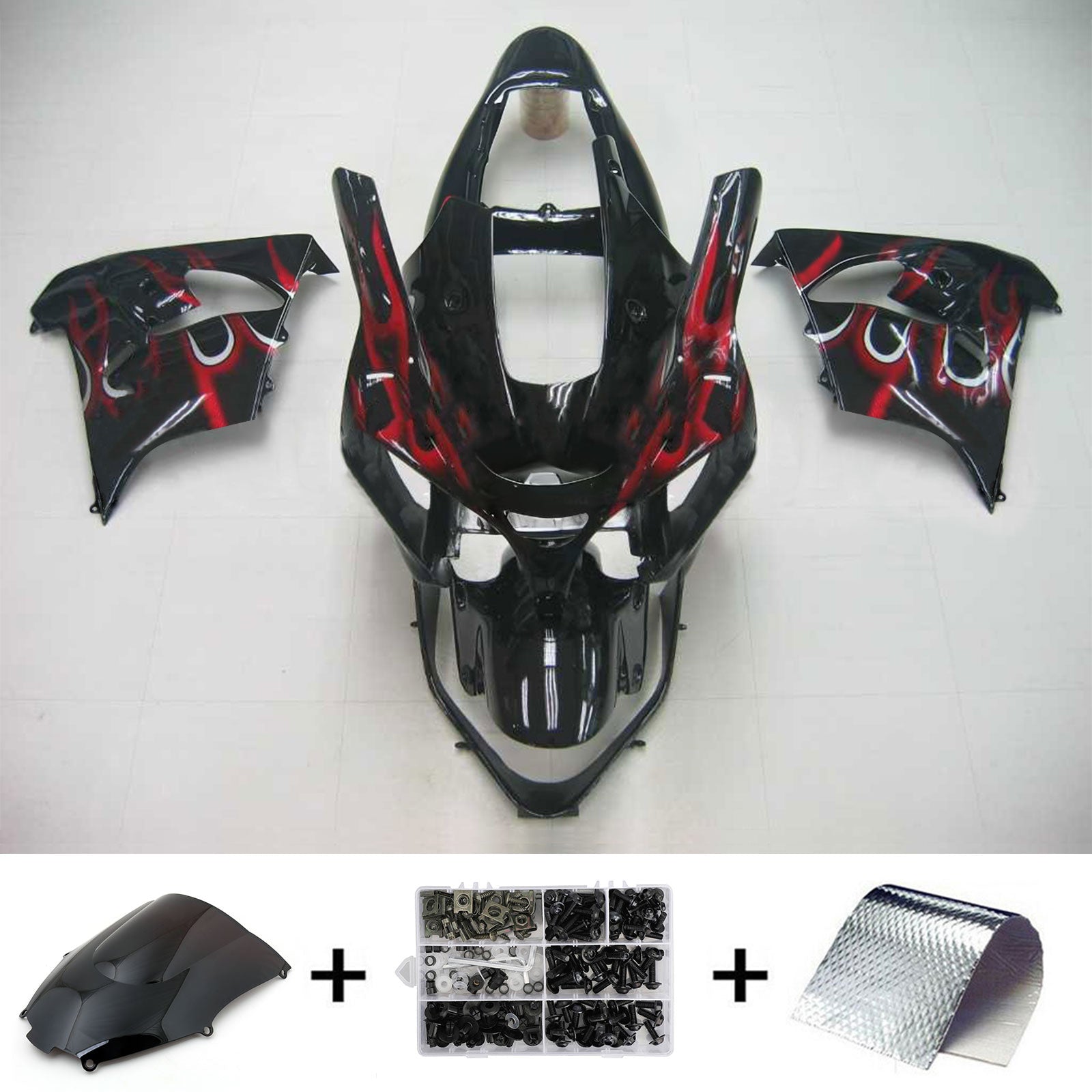 Fairing Kit Bodywork For Kawasaki ZX9R 2002-2003 Generic