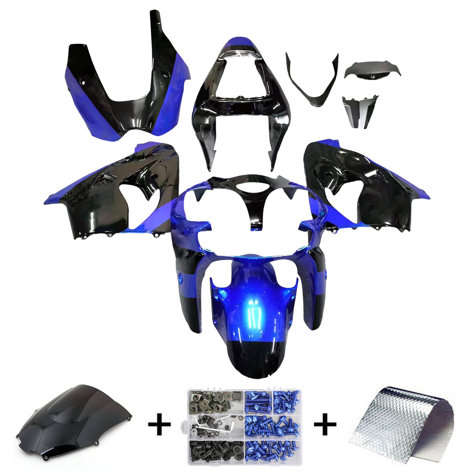 Kawasaki ZX9R 2002-2003 Fairing Kit Bodywork Plastic ABS