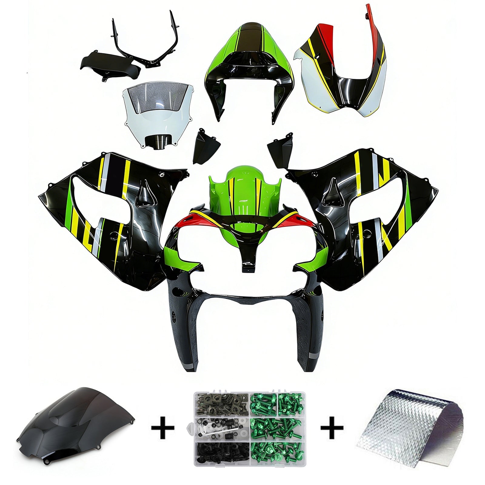 Kawasaki ZX9R 2002-2003 Fairing Kit Bodywork Plastic ABS