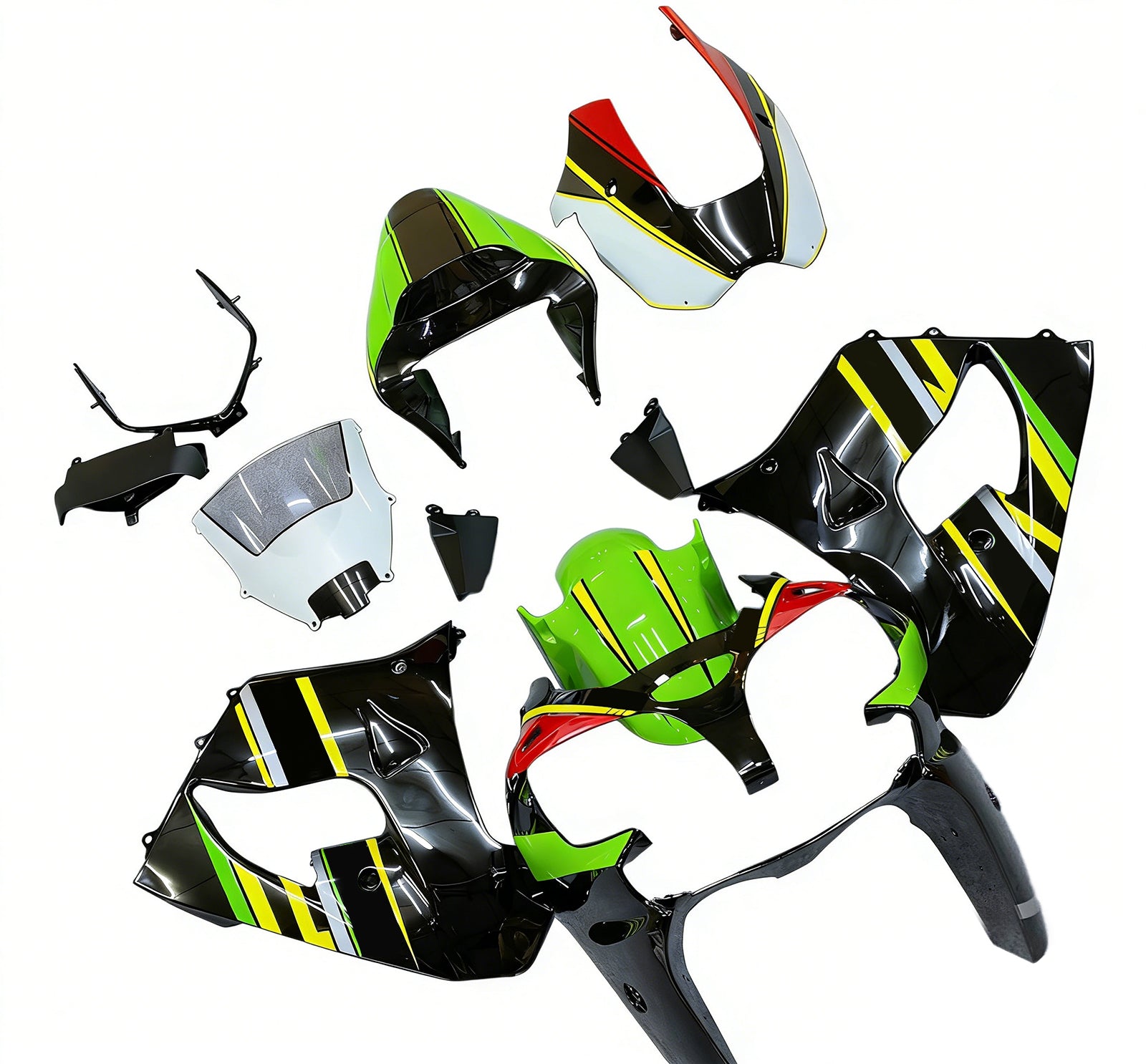 Kawasaki ZX9R 2002-2003 Fairing Kit Bodywork Plastic ABS