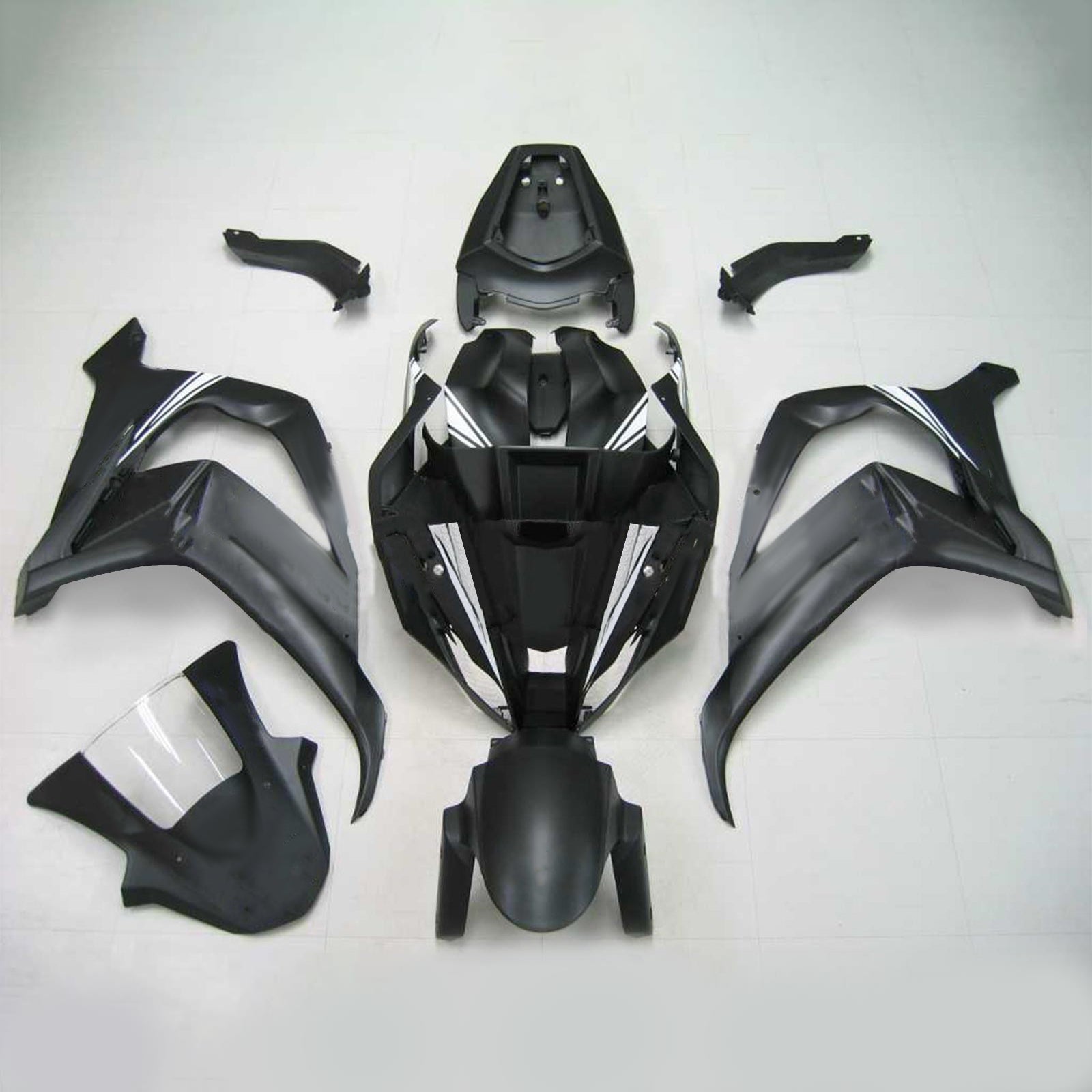 Injection Fairing Kit Bodywork Plastic ABS fit For Kawasaki ZX10R 2016-2020