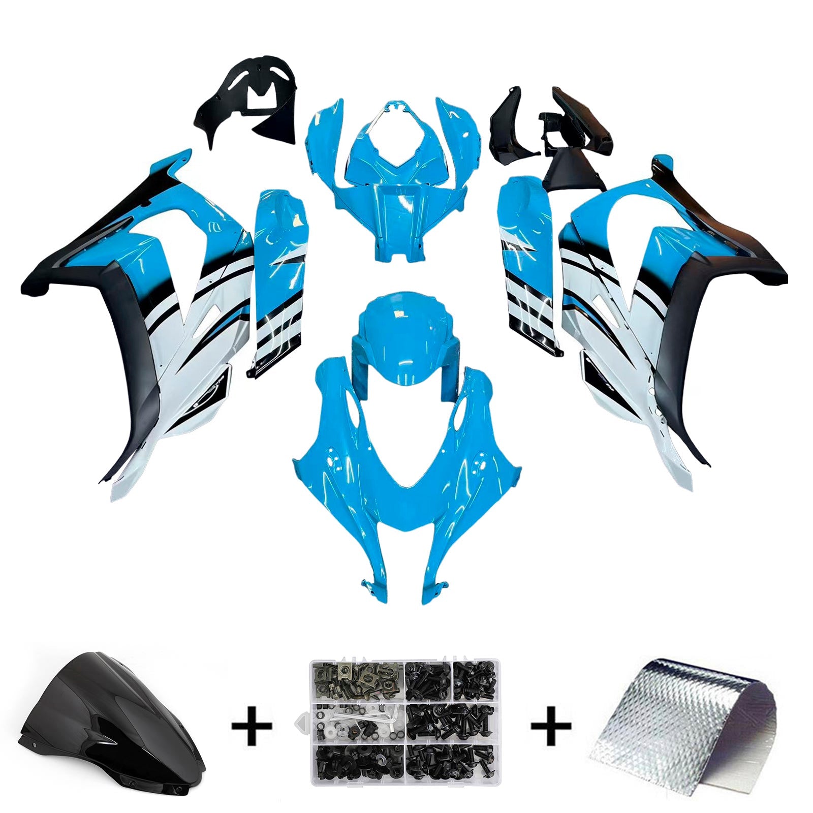 Kit Carenado Para Kawasaki ZX10R 2016-2019 Genérico