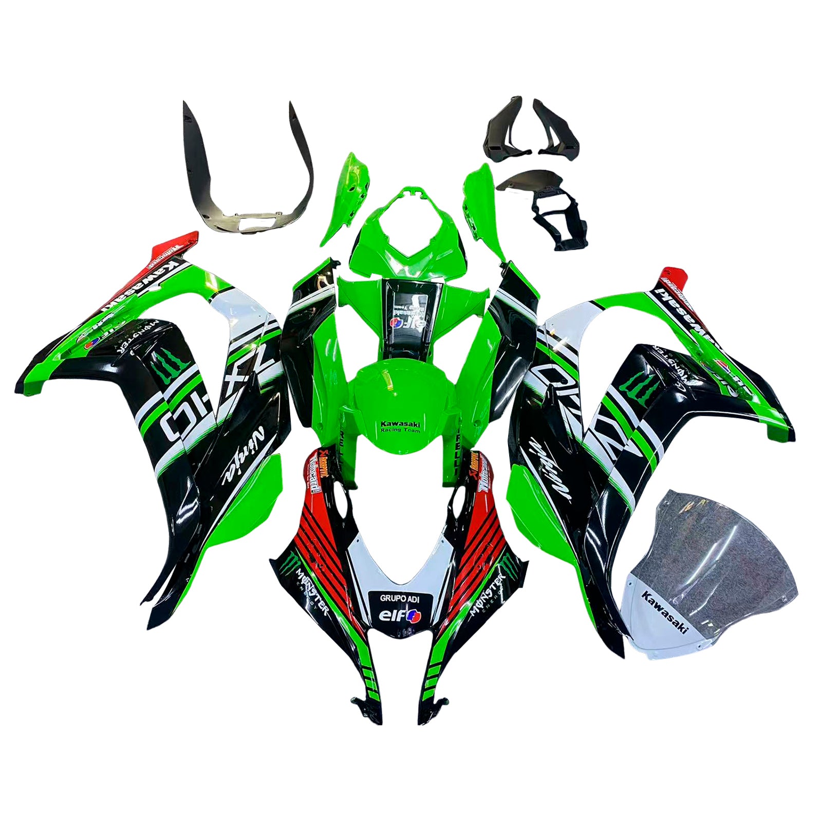 Kit Carenado Para Kawasaki ZX10R 2016-2019 Genérico