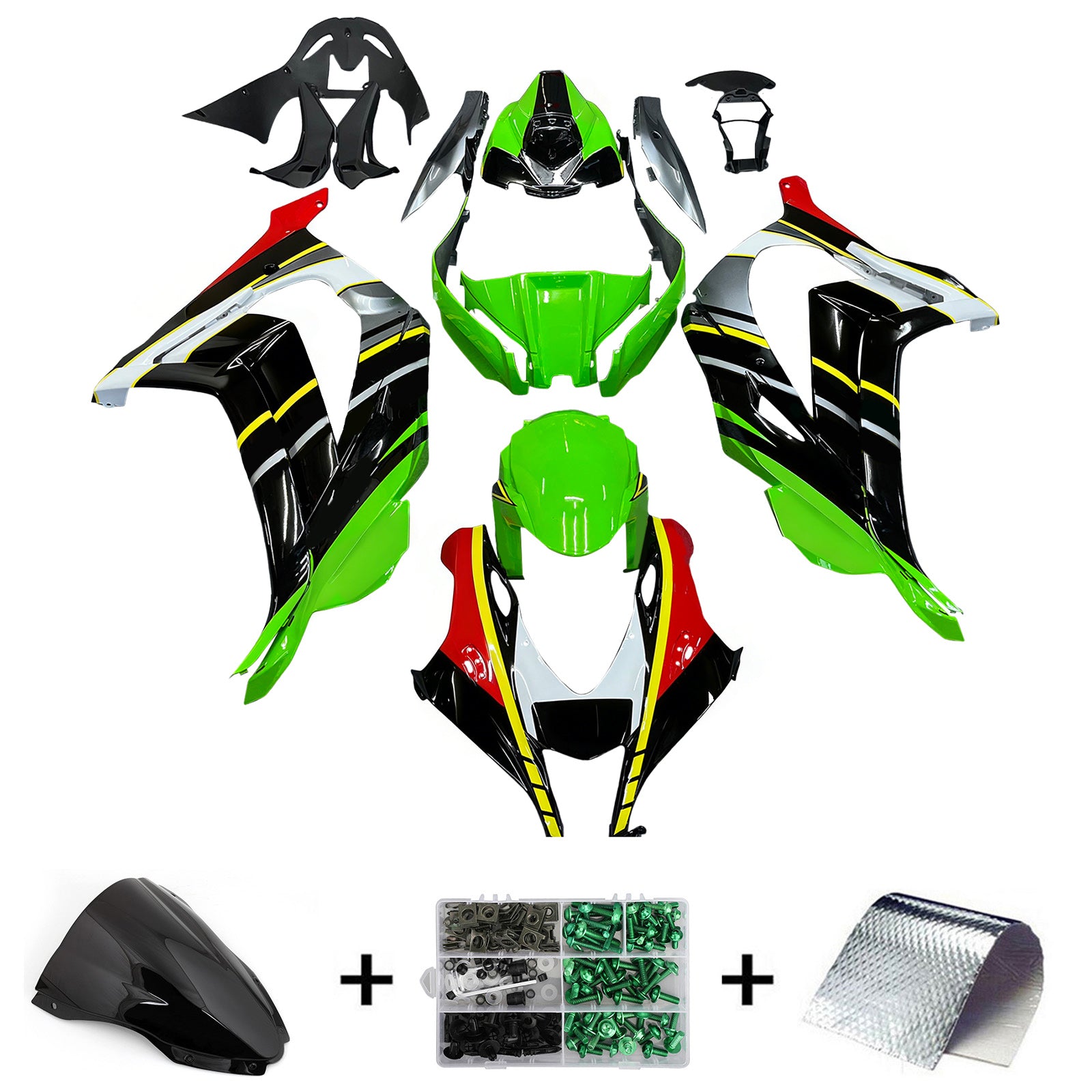 Kawasaki ZX10R 2016-2020 Fairing Kit Bodywork Plastic ABS