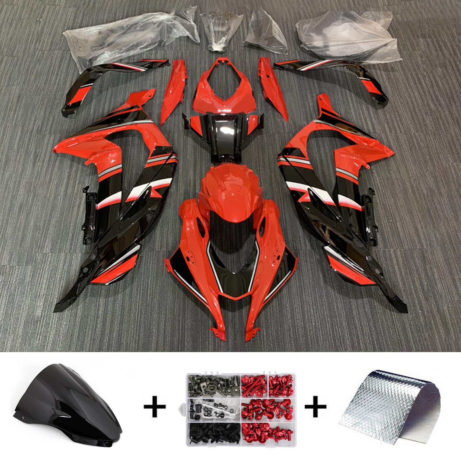 Kawasaki ZX10R 2016-2020 Fairing Kit Bodywork Plastic ABS
