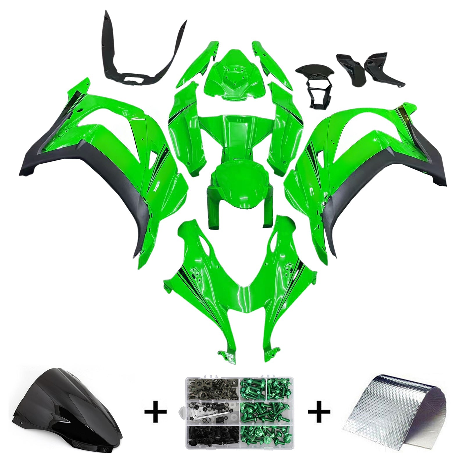 Kawasaki ZX10R 2016-2020 Fairing Kit Bodywork Plastic ABS