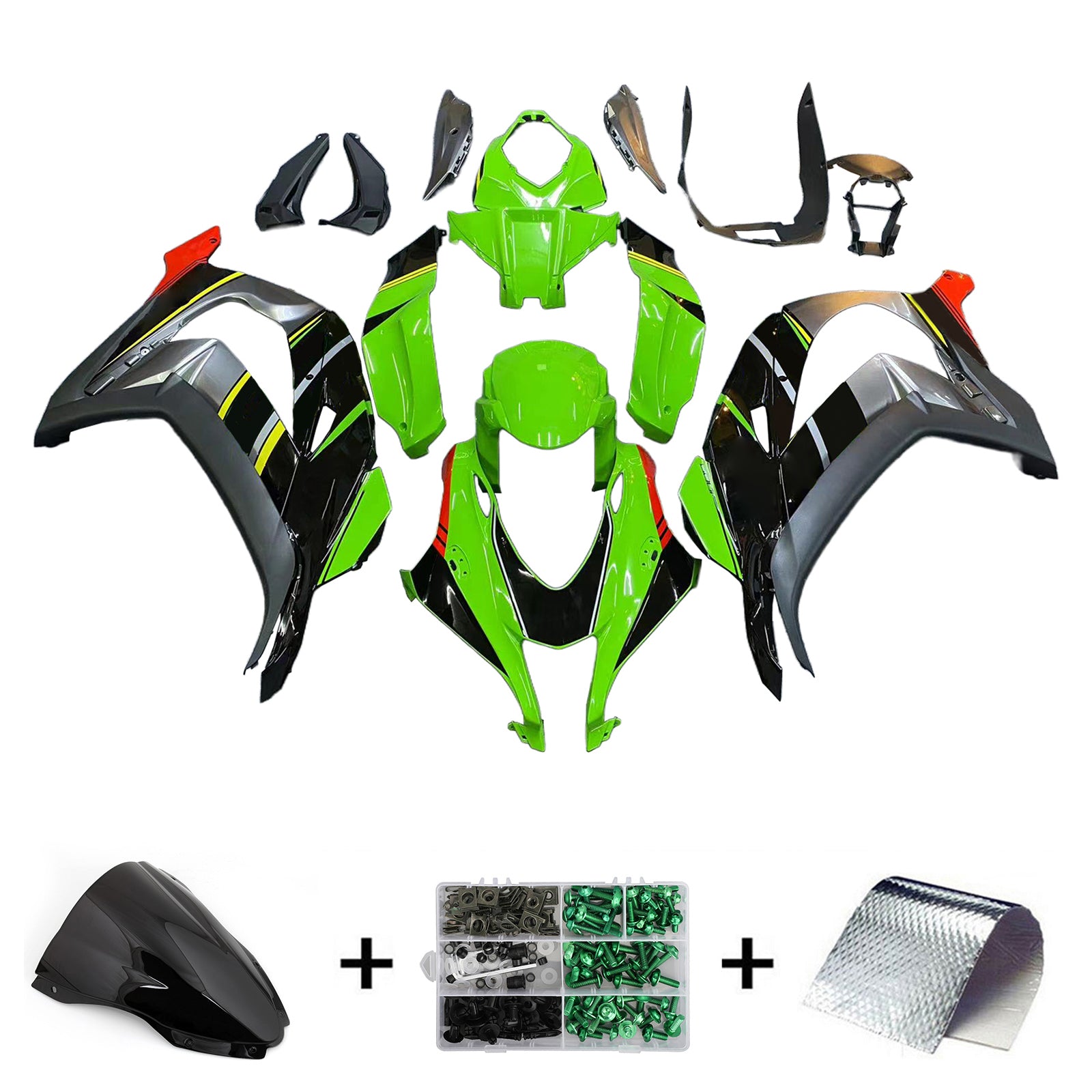Kawasaki ZX10R 2016-2020 Fairing Kit Bodywork Plastic ABS