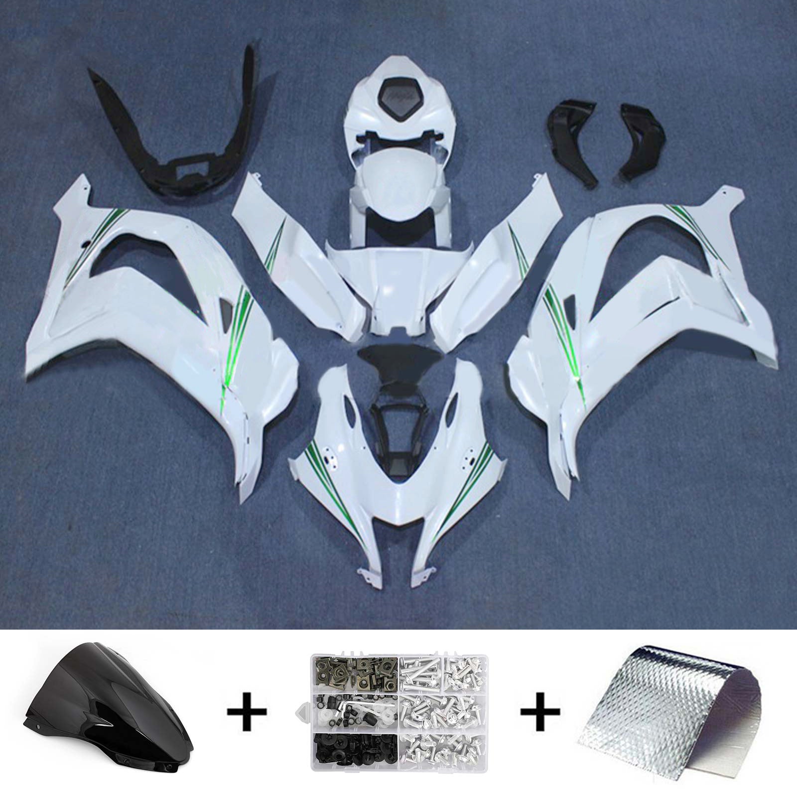 Kawasaki ZX10R 2016-2020 Fairing Kit Bodywork Plastic ABS