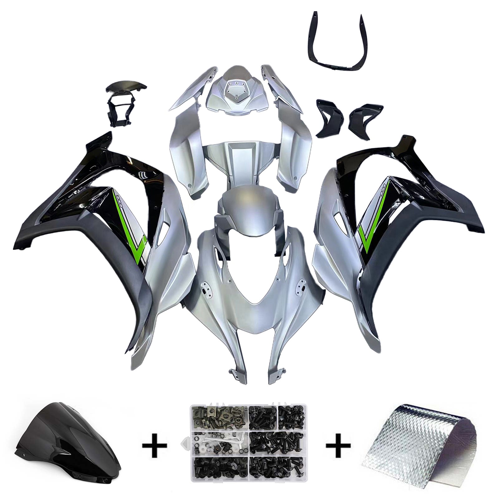 Kawasaki ZX10R 2016-2020 Fairing Kit Bodywork Plastic ABS