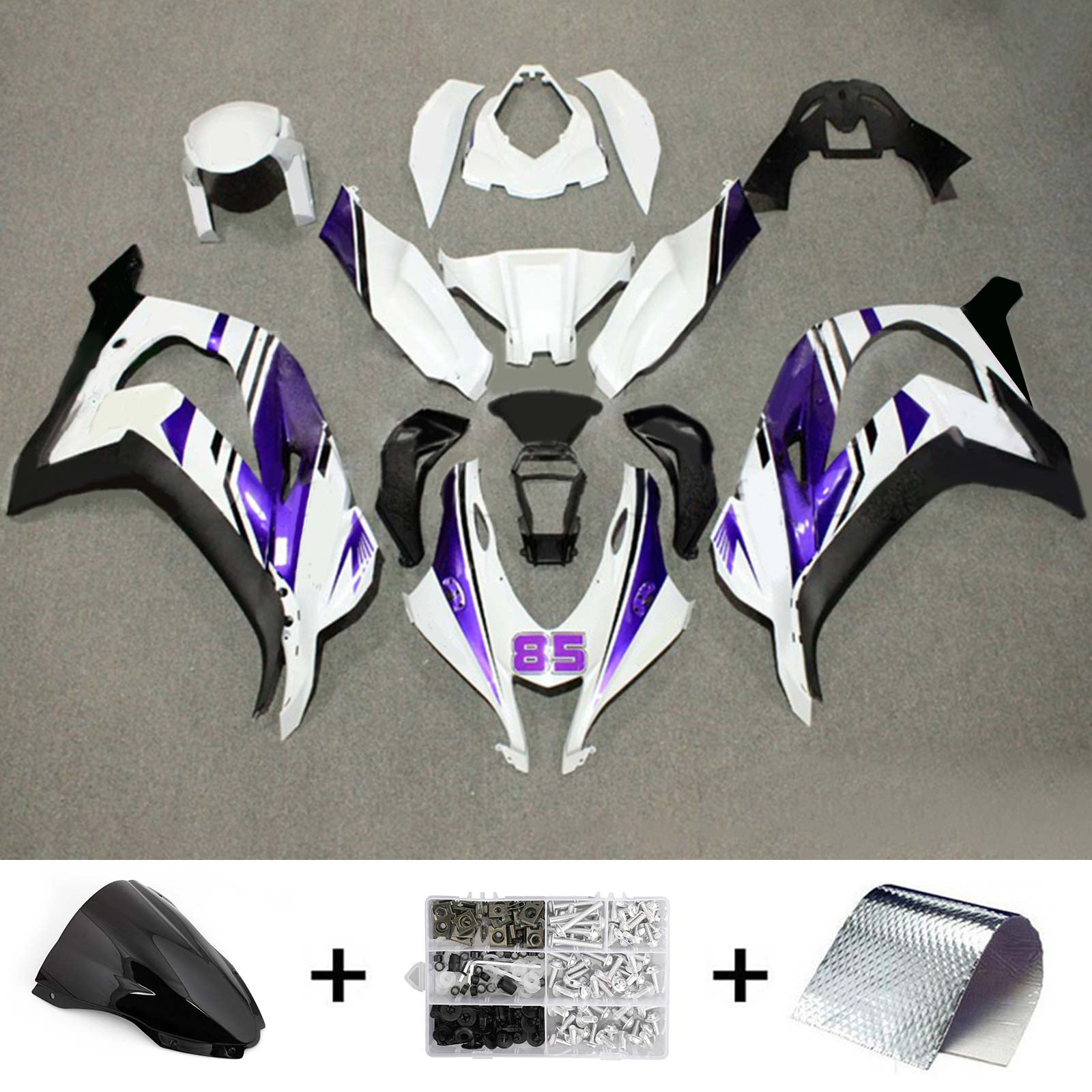 Kawasaki ZX10R 2016-2020 Fairing Kit Bodywork Plastic ABS
