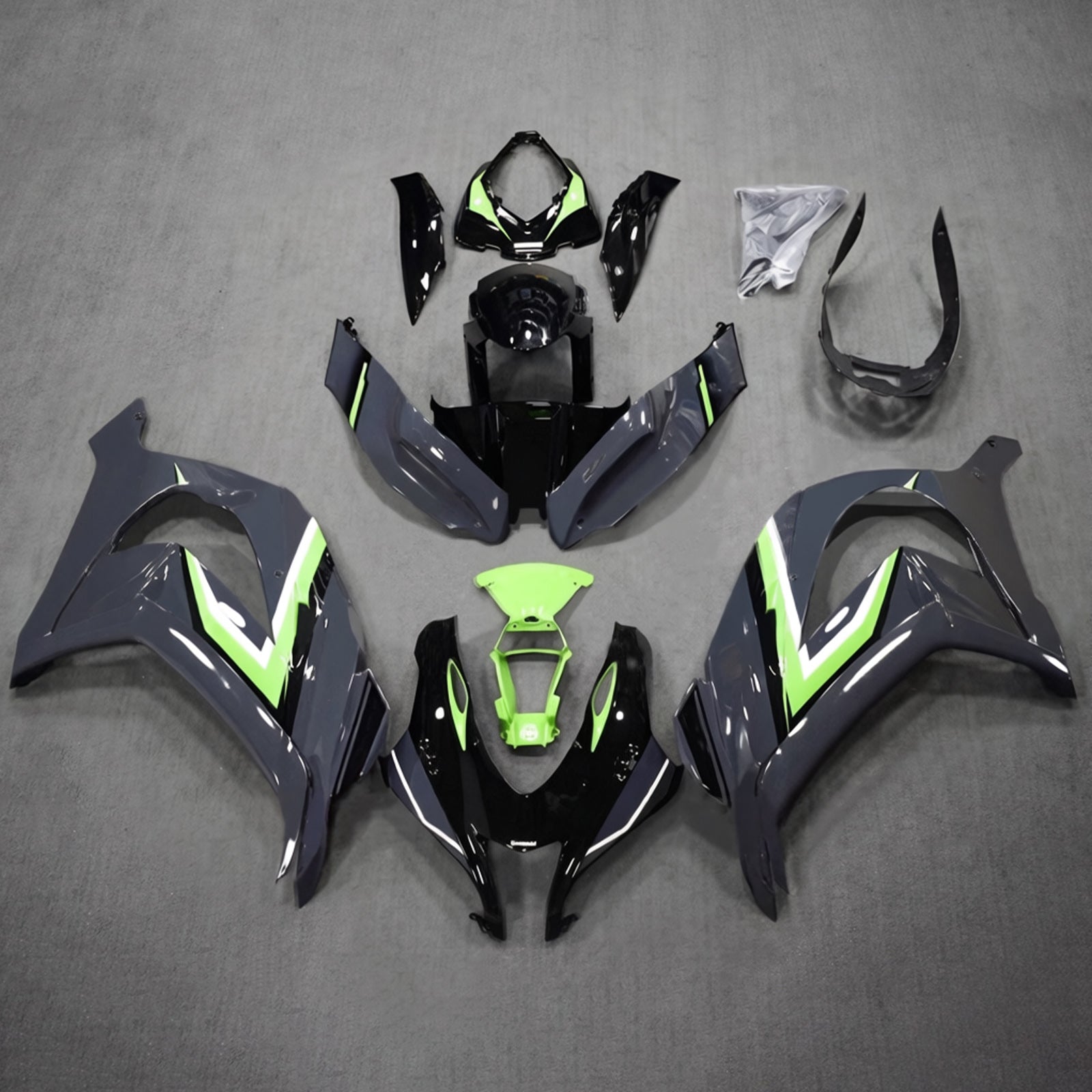 Injection Fairing Kit Bodywork Plastic ABS fit For Kawasaki ZX10R 2016-2020