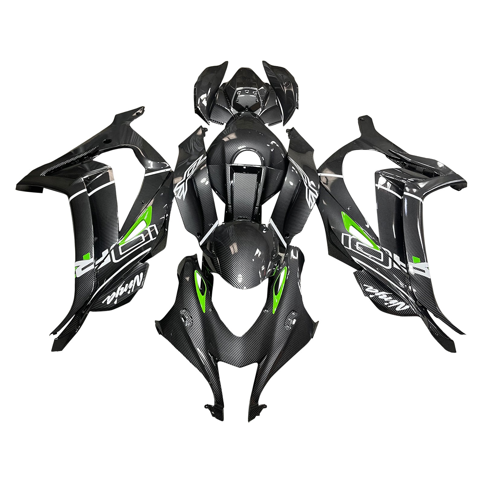 Injection Fairing Kit Bodywork Plastic ABS fit For Kawasaki ZX10R 2016-2020