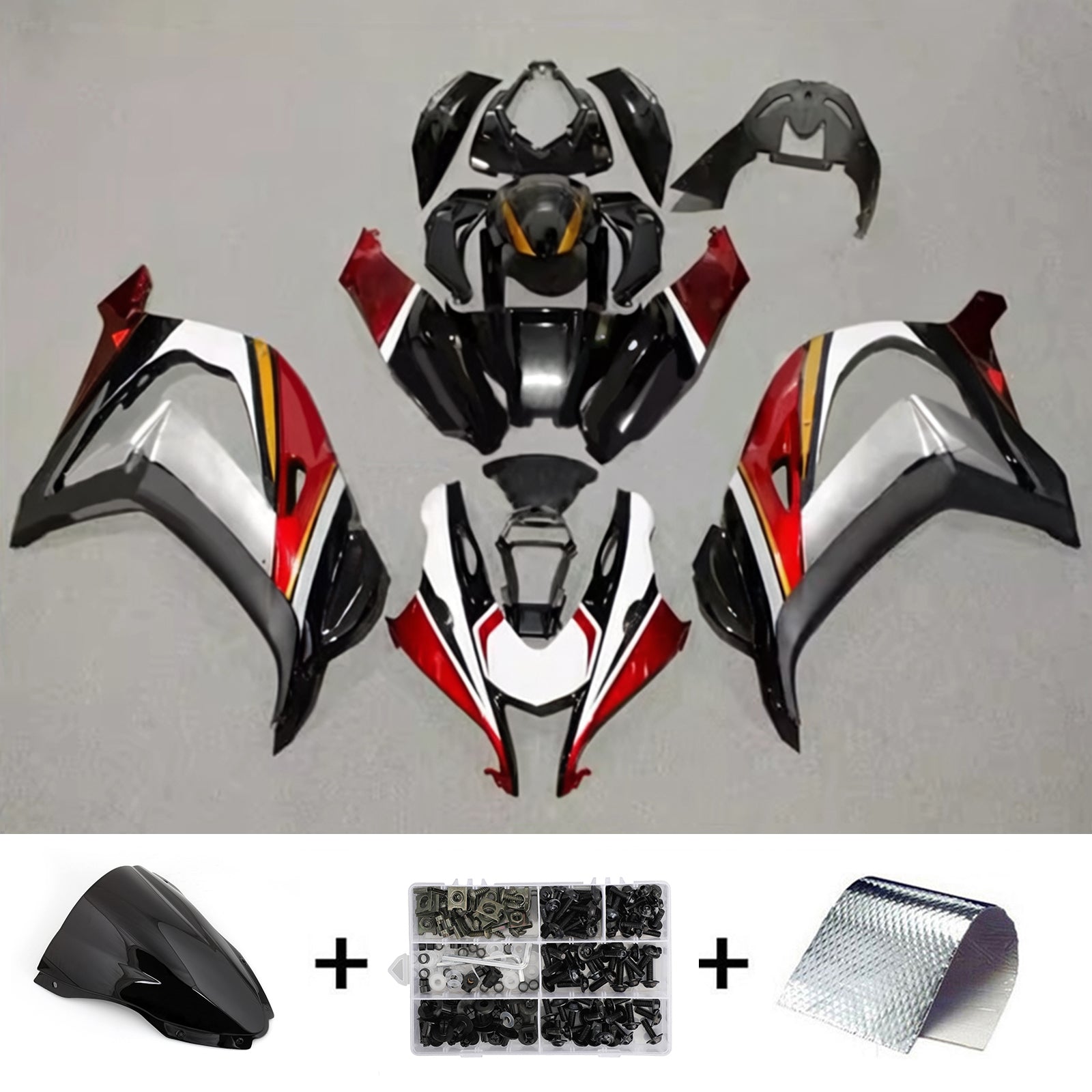Injection Fairing Kit Bodywork Plastic ABS fit For Kawasaki ZX10R 2016-2020