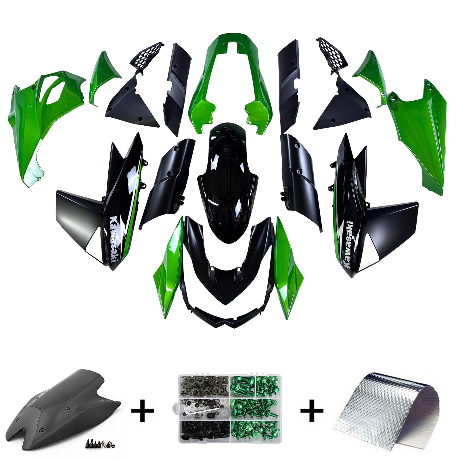 Kawasaki Z1000 2010-2013 Fairing Kit Bodywork Plastic ABS