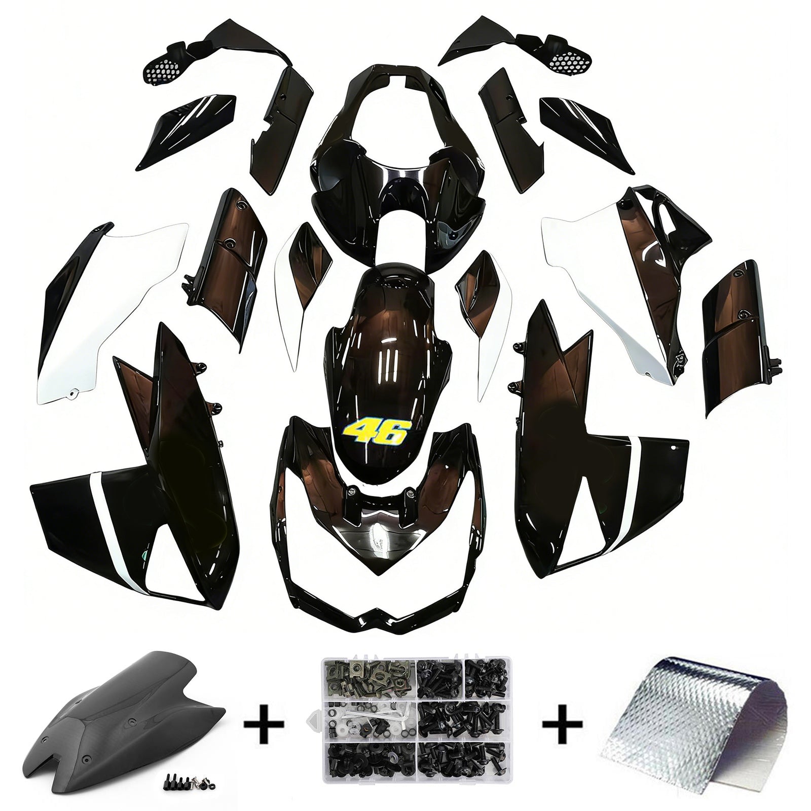Kawasaki Z1000 2010-2013 Fairing Kit Bodywork Plastic ABS