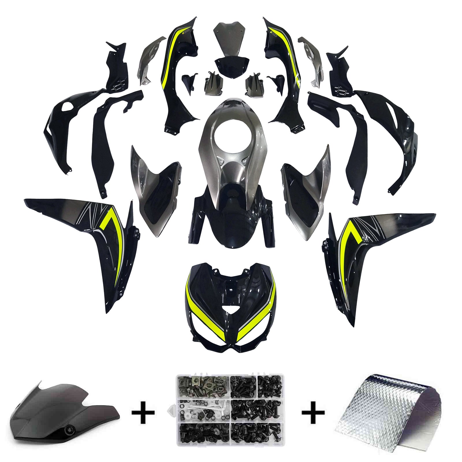 Kawasaki Z1000 2014-2017 Fairing Kit Bodywork Plastic ABS