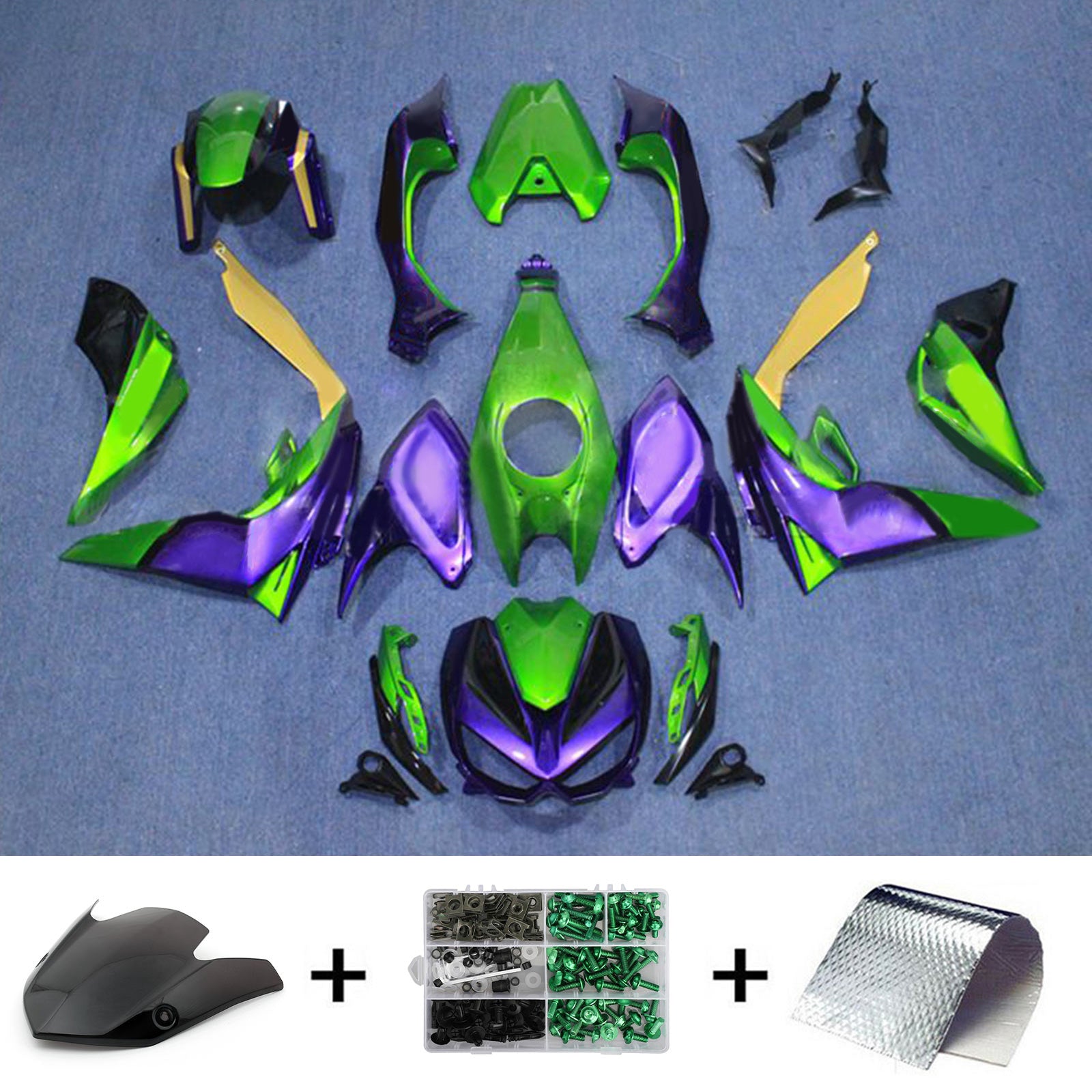 Kawasaki Z1000 2014-2017 Fairing Kit Bodywork Plastic ABS