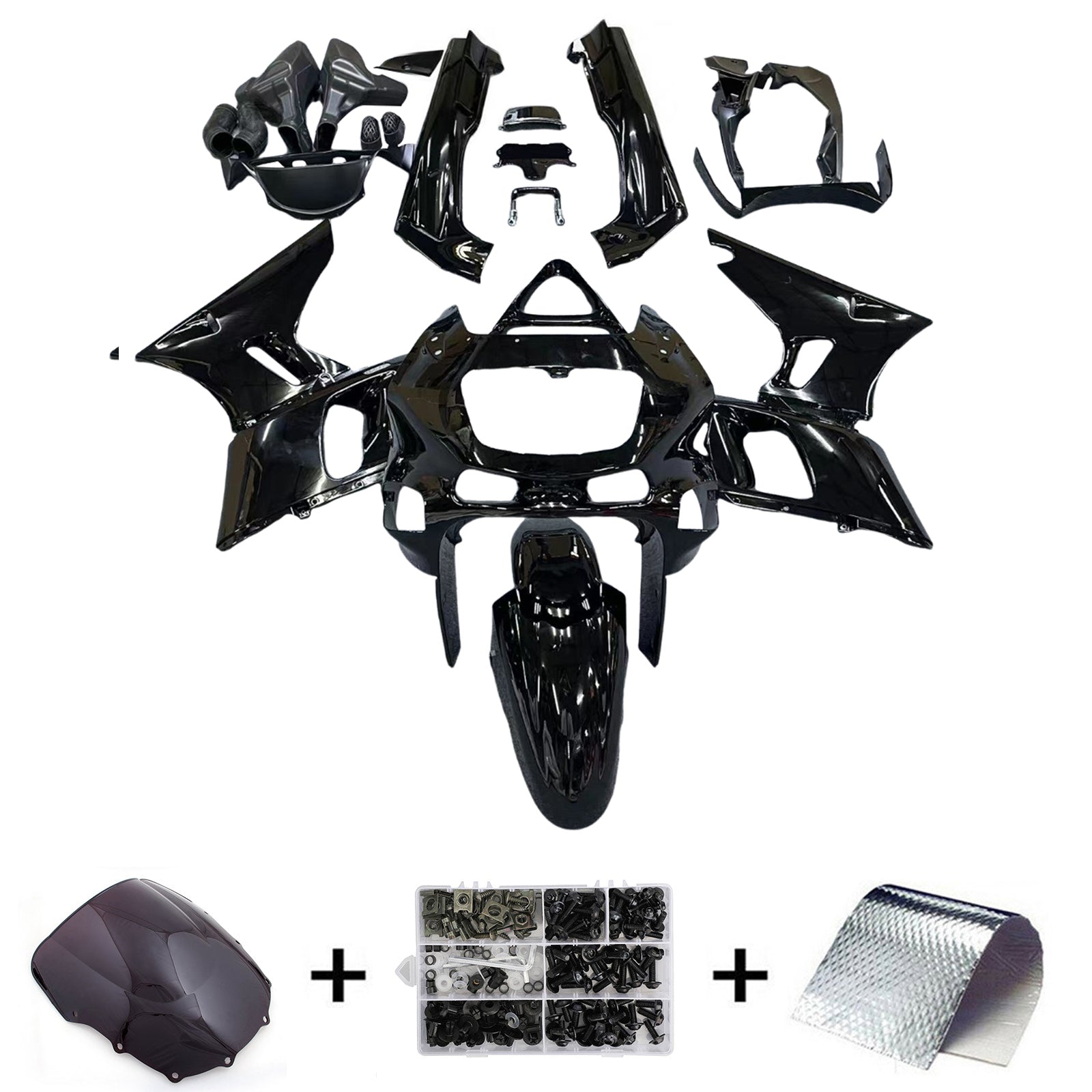 Kawasaki ZZR400 1993-2007 ZZR600 1998-2003 Fairing Kit Bodywork Plastic ABS