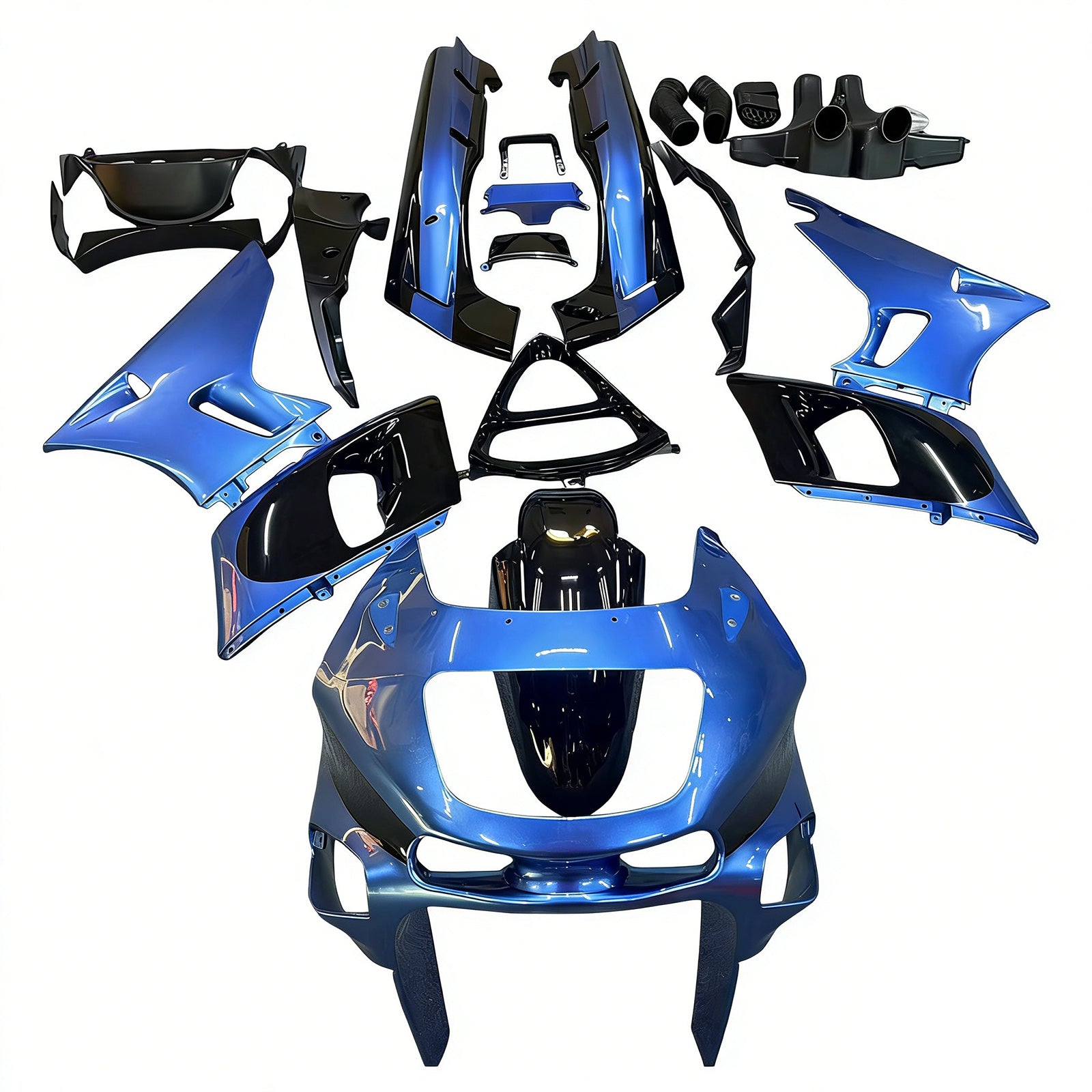 Kawasaki ZZR400 1993-2007 ZZR600 1998-2003 Fairing Kit Bodywork Plastic ABS