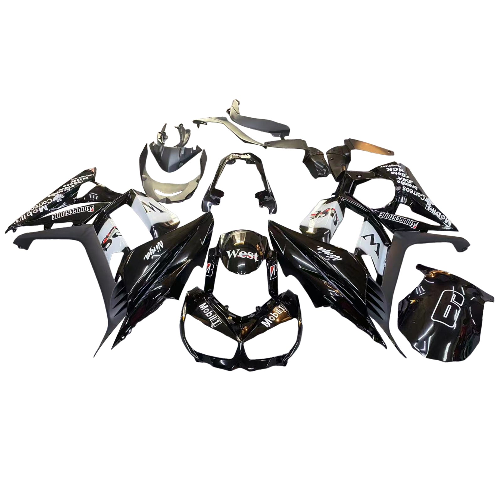 Kawasaki Z1000SX 2010-2015 Fairing Kit Bodywork Plastic ABS