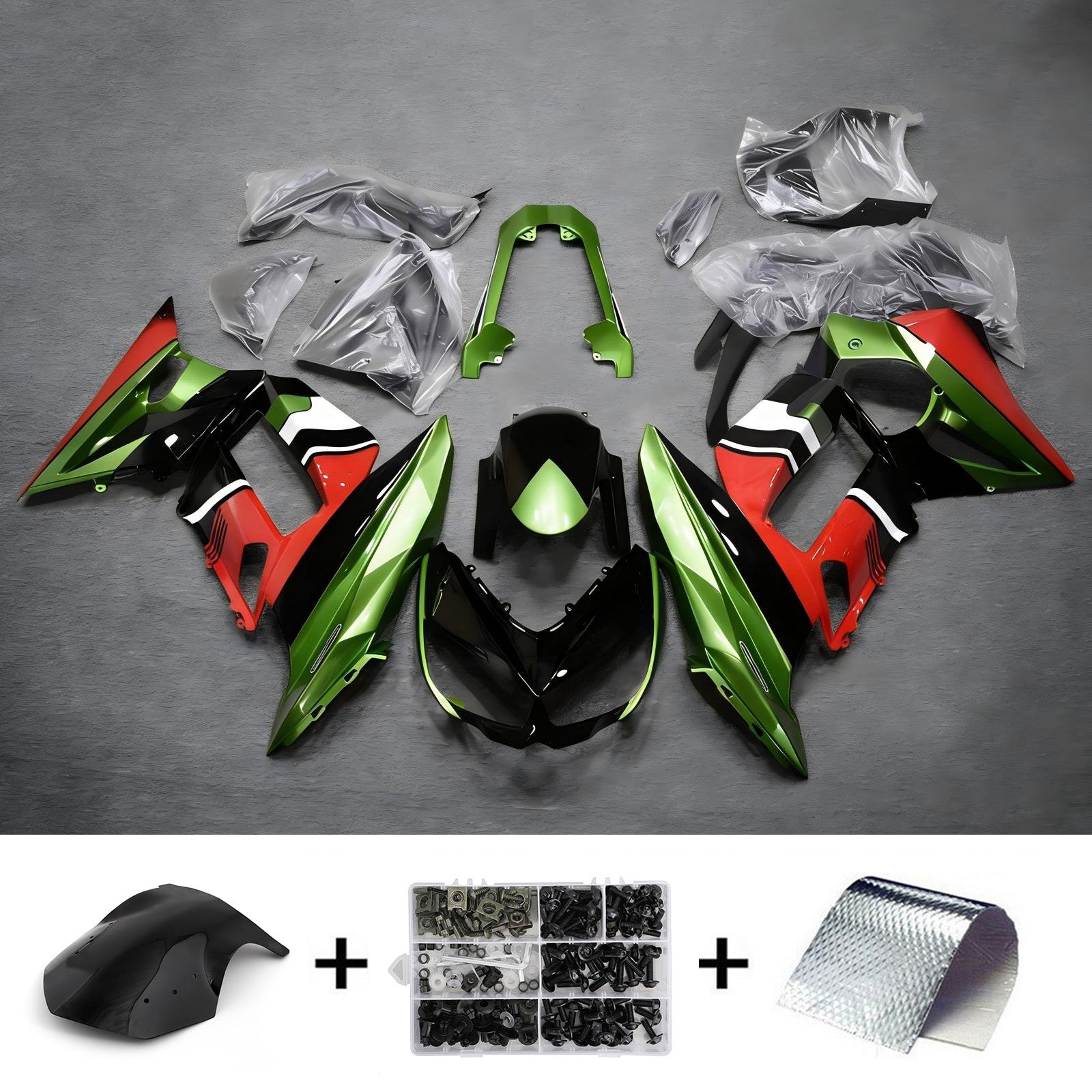 Injection Fairing Kit Bodywork Plastic ABS fit For Kawasaki Z1000SX 2010-2015