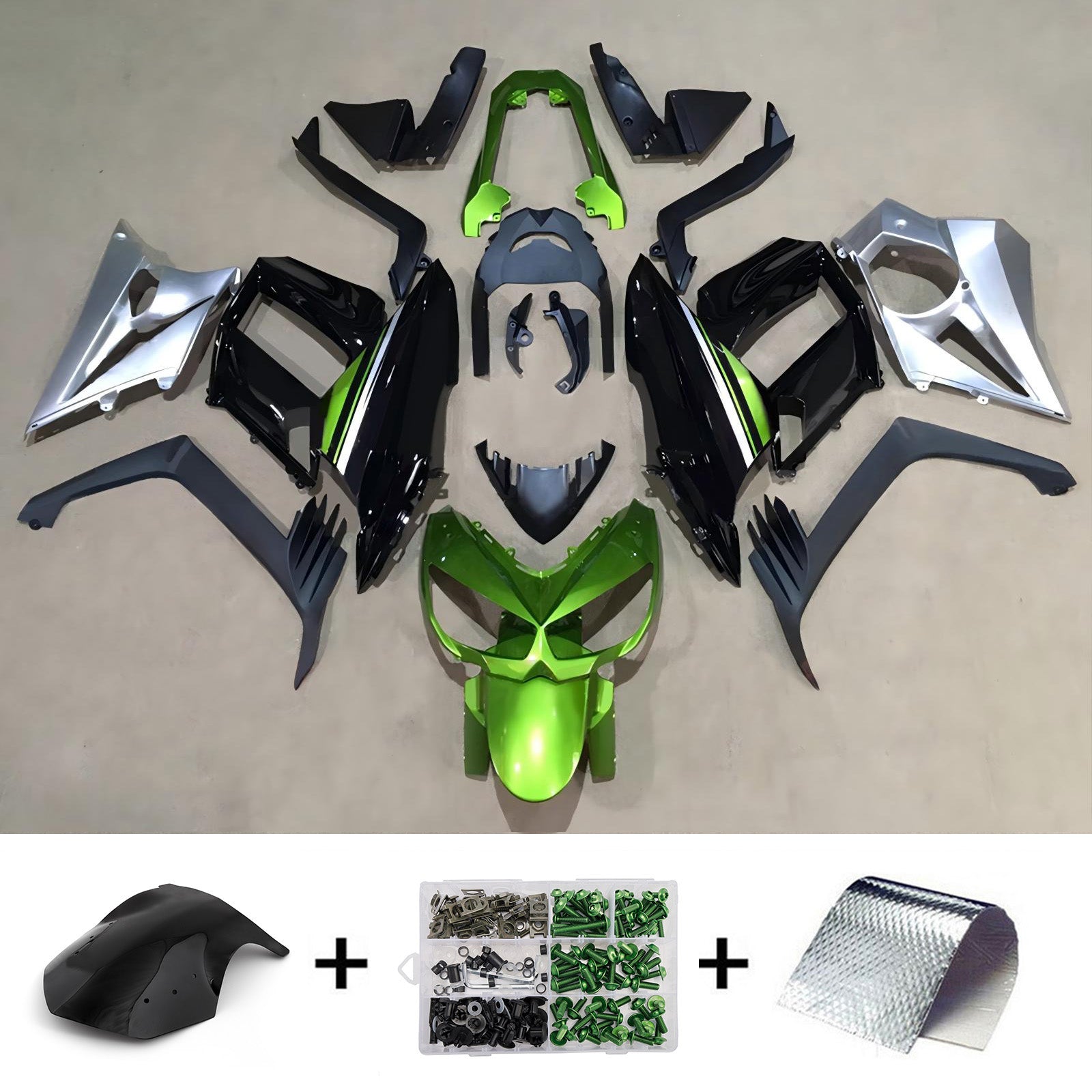 Injection Fairing Kit Bodywork Plastic ABS fit For Kawasaki Z1000SX 2010-2015