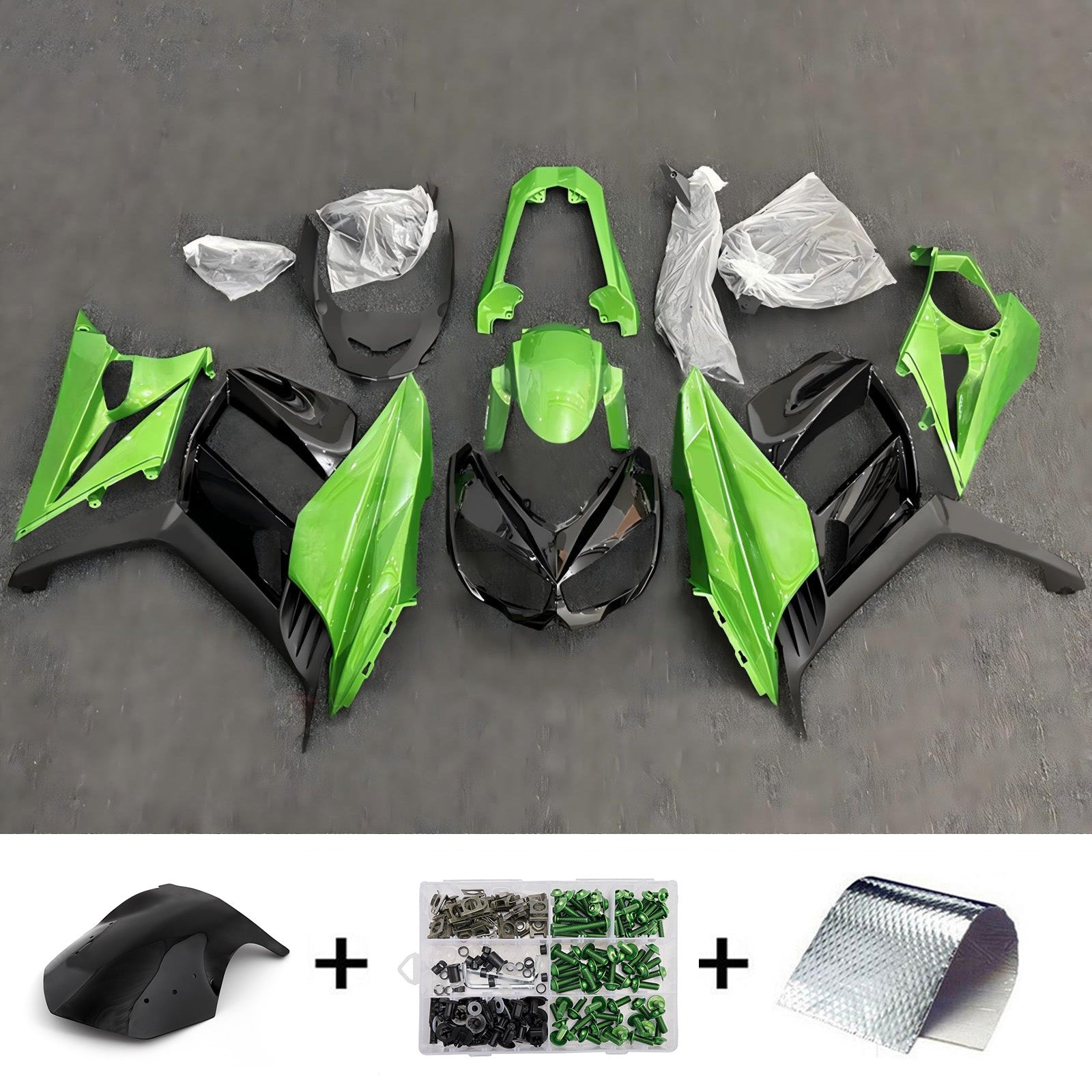 Injection Fairing Kit Bodywork Plastic ABS fit For Kawasaki Z1000SX 2010-2015