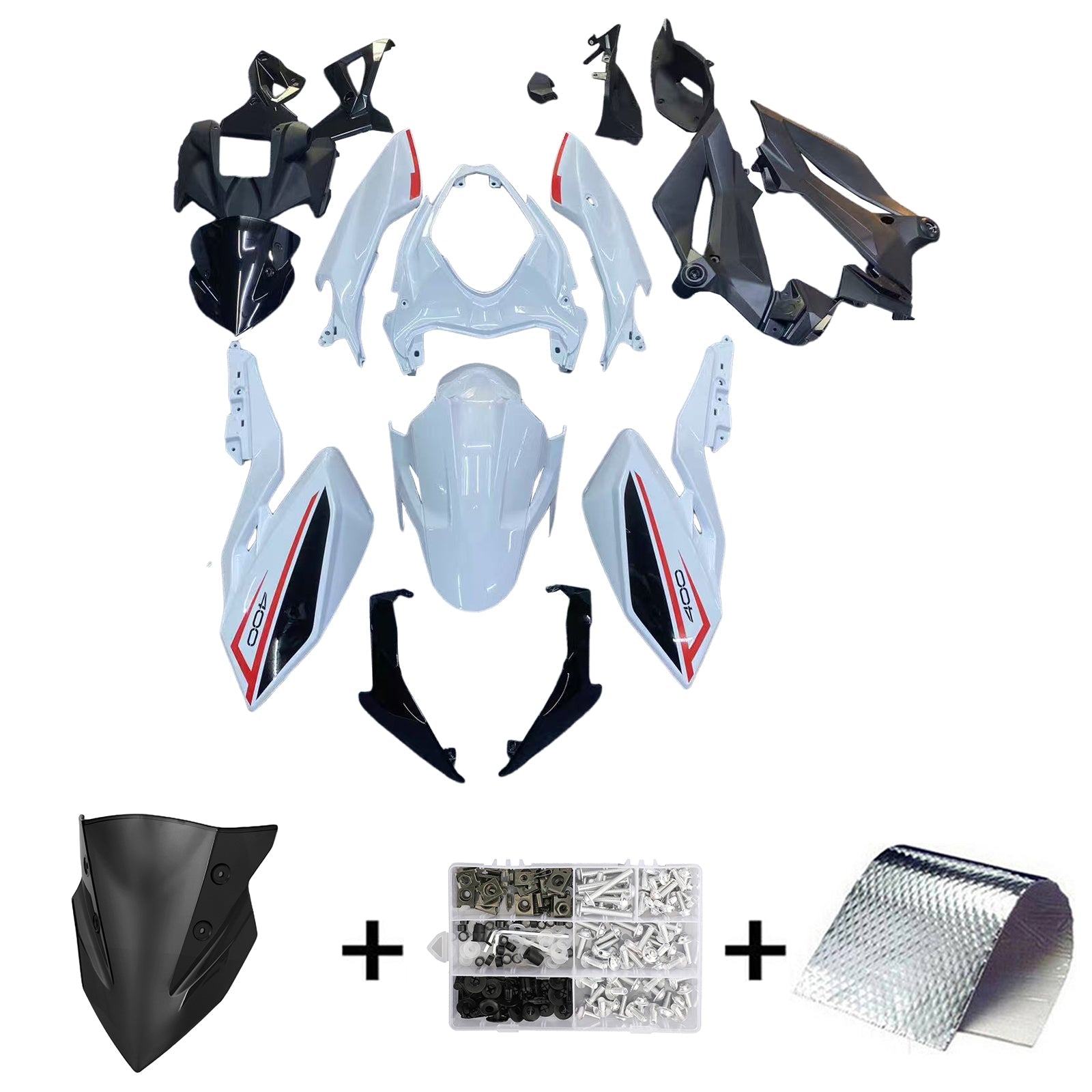 Kawasaki Z400 2018-2024 Fairing Kit Bodywork Plastic ABS