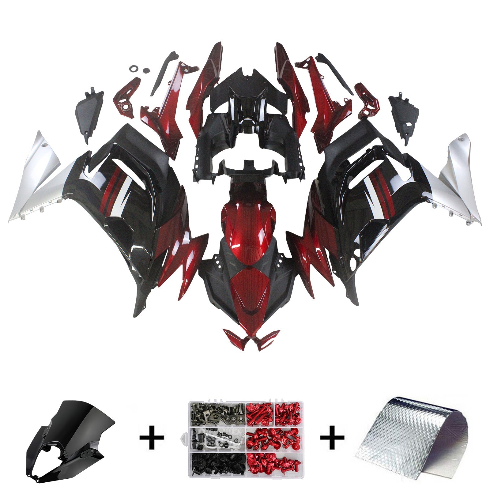Kawasaki ER-6F Ninja650 2020-2023 Kit Carenado Carrocería ABS
