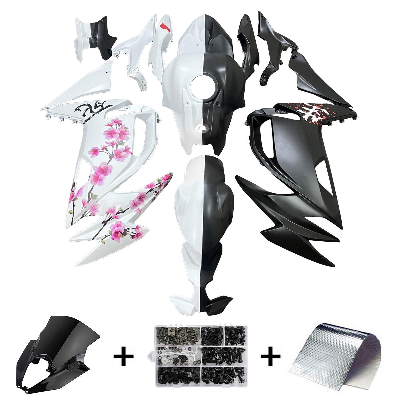 Injection Fairing Kit Bodywork ABS fit For Kawasaki ER-6F Ninja650 2020-2026