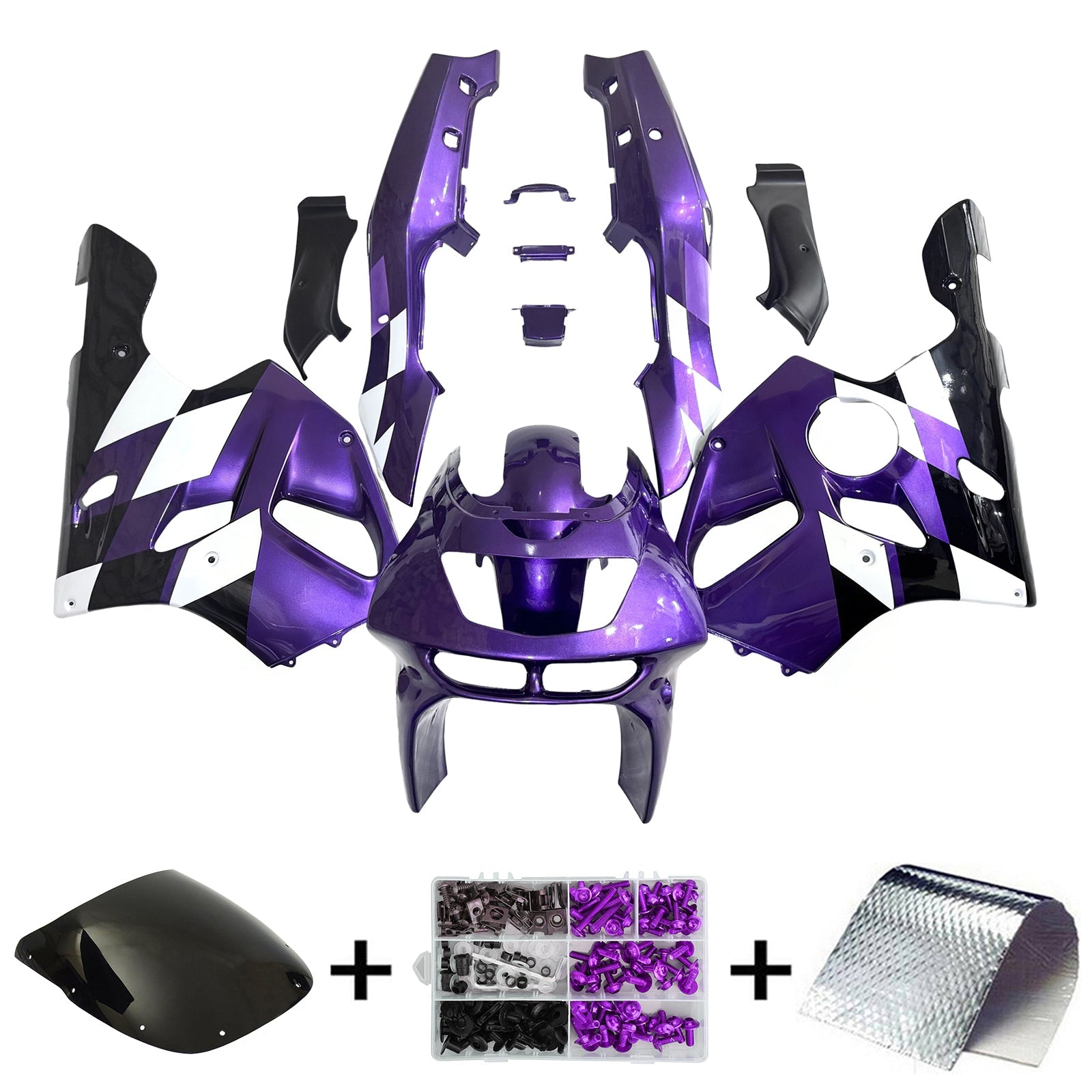Kawasaki ZX-6R 1994-1997 Fairing Kit Bodywork Plastic ABS