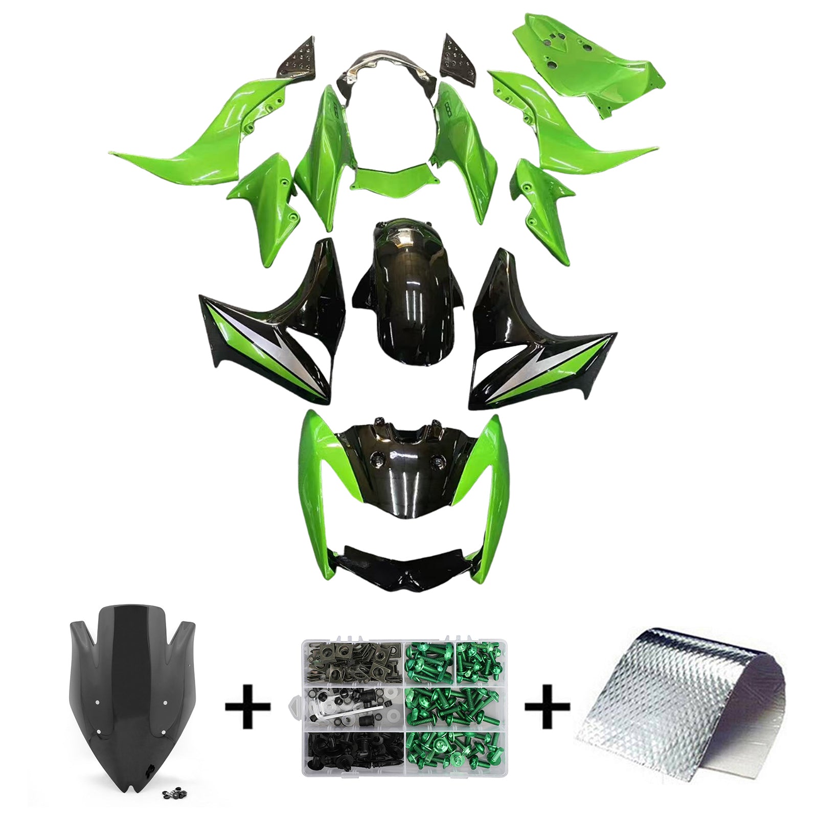 Kawasaki Z1000 2007-2009 Fairing Kit Bodywork Plastic ABS