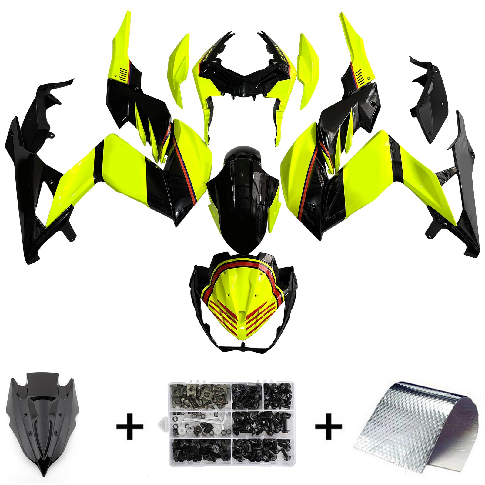 Kawasaki Z250 Z300 2015-2016 Fairing Kit Bodywork Plastic ABS