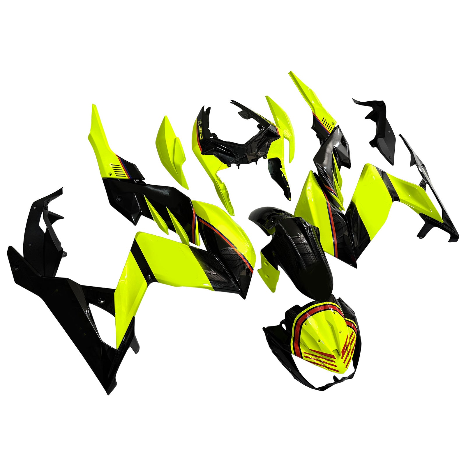 Kawasaki Z250 Z300 2015-2016 Fairing Kit Bodywork Plastic ABS