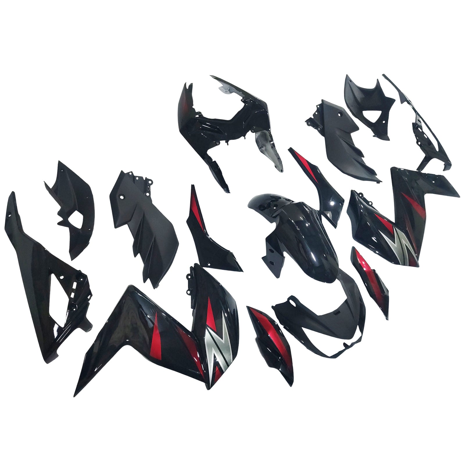 Kawasaki Z250 Z300 2015-2016 Kit Carenado Carrocería Plástico ABS