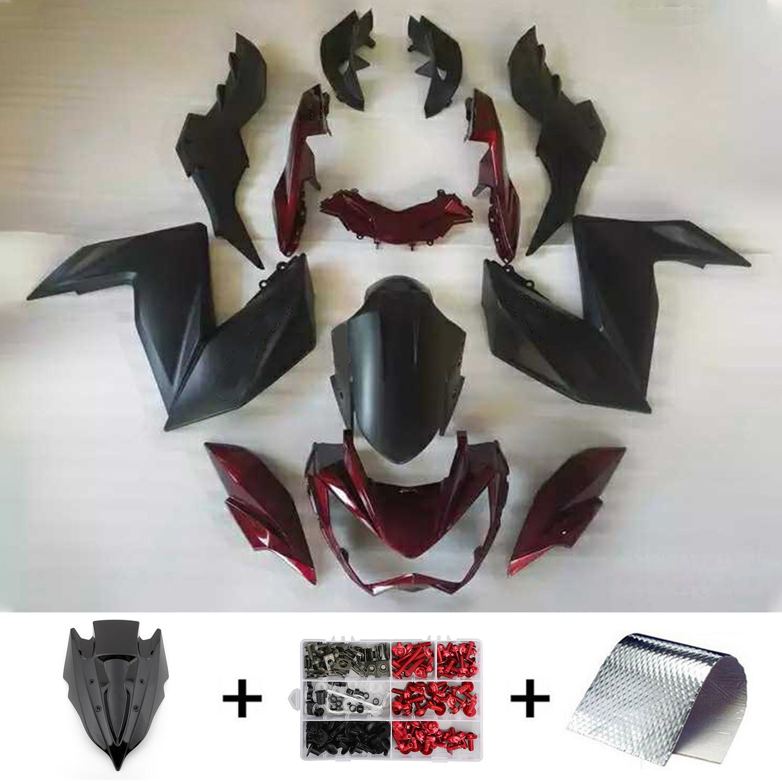 Kawasaki Z250 Z300 2015-2016 Fairing Kit Bodywork Plastic ABS