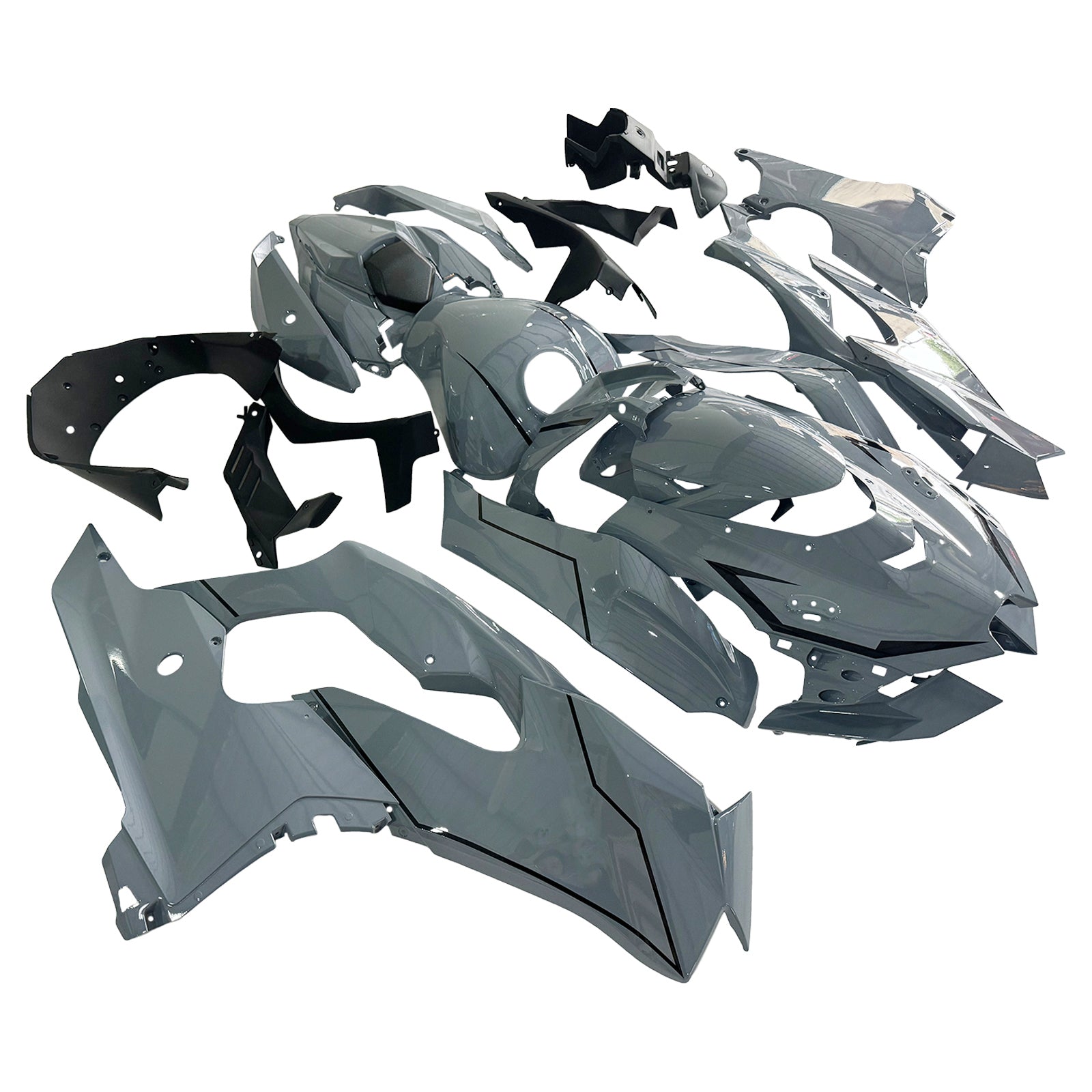 가와사키 ZX-10R ZX-10RR 2021-2025 페어링 키트 차체 복근