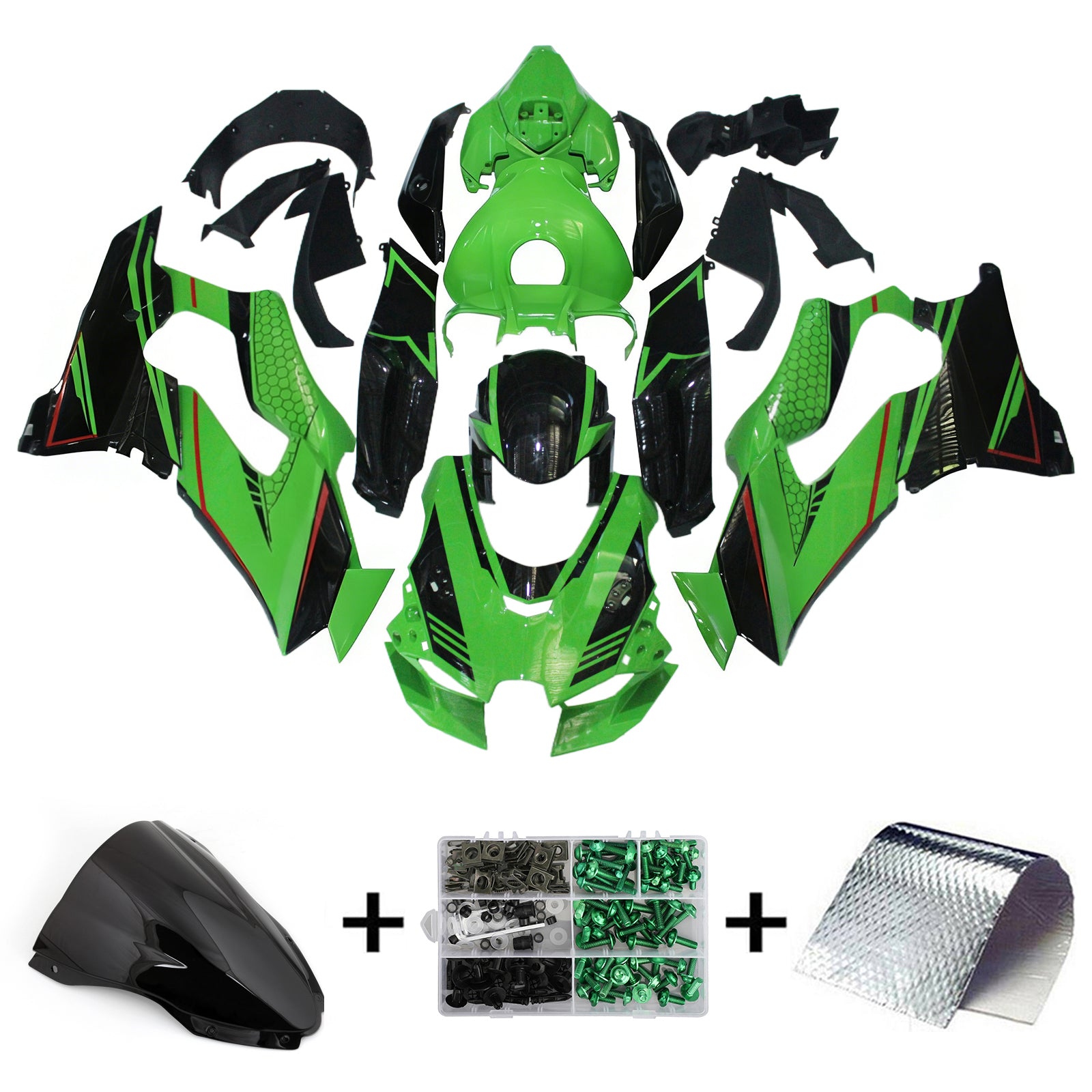 Kawasaki ZX-10R ZX-10RR 2021-2025 Fairing Kit Bodywork ABS