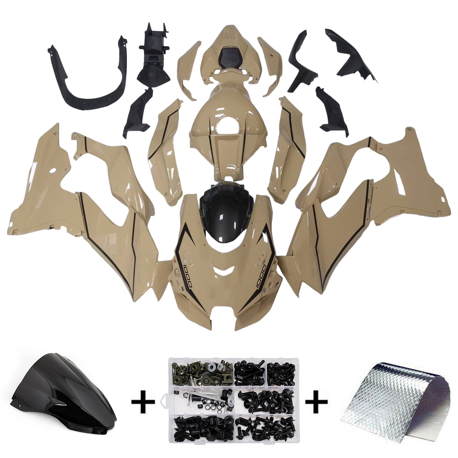 Kawasaki ZX-10R ZX-10RR 2021-2025 Fairing Kit Bodywork ABS