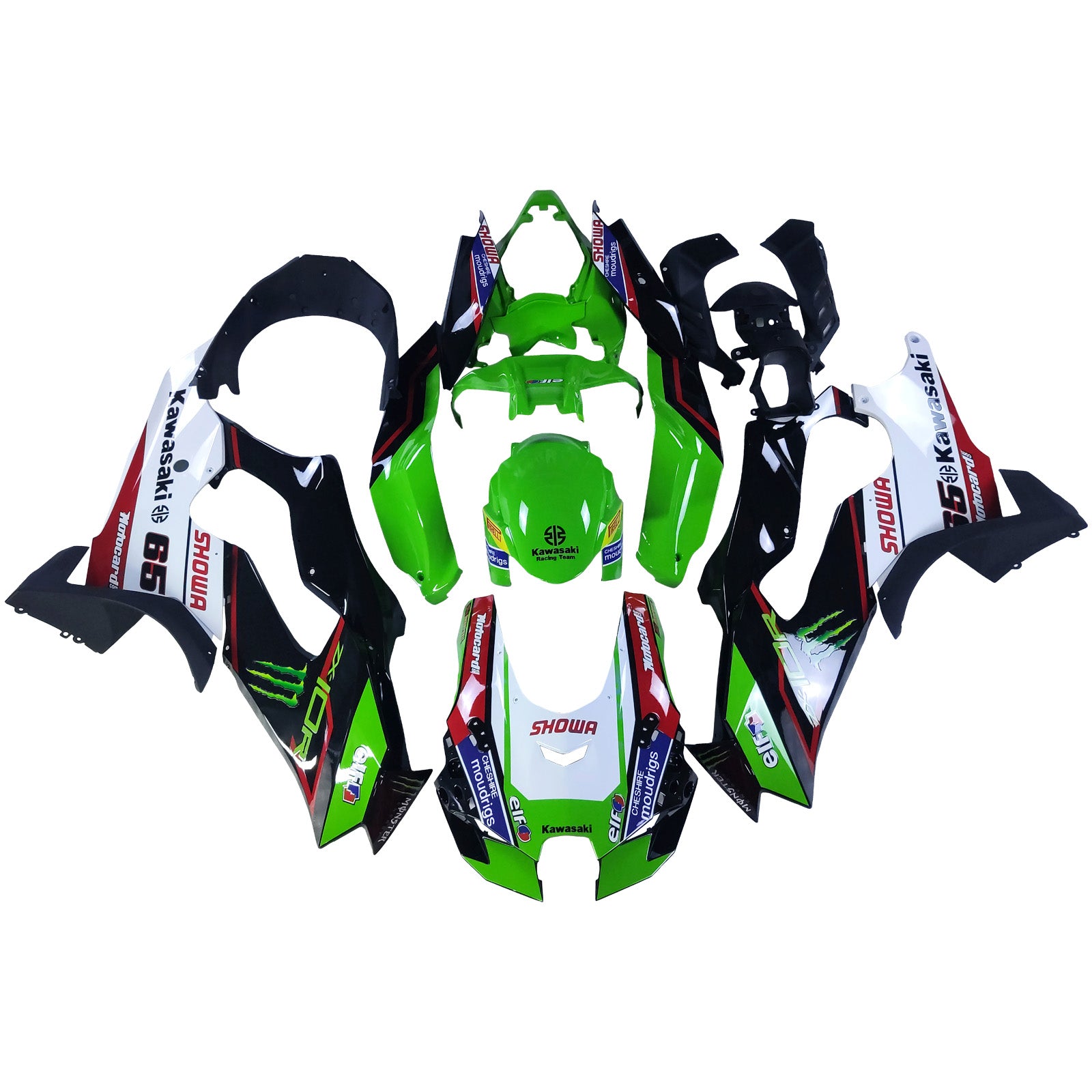Kawasaki ZX-10R ZX-10RR 2021-2025 Fairing Kit Bodywork ABS