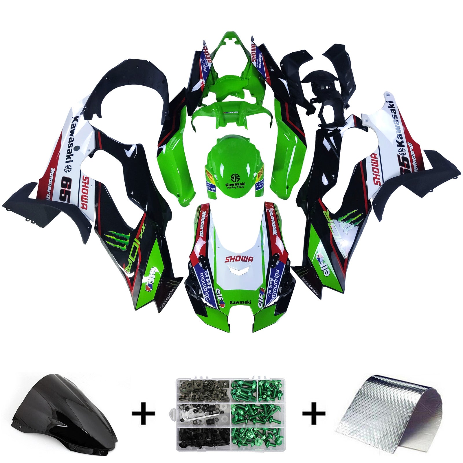 Kawasaki ZX-10R ZX-10RR 2021-2025 Fairing Kit Bodywork ABS