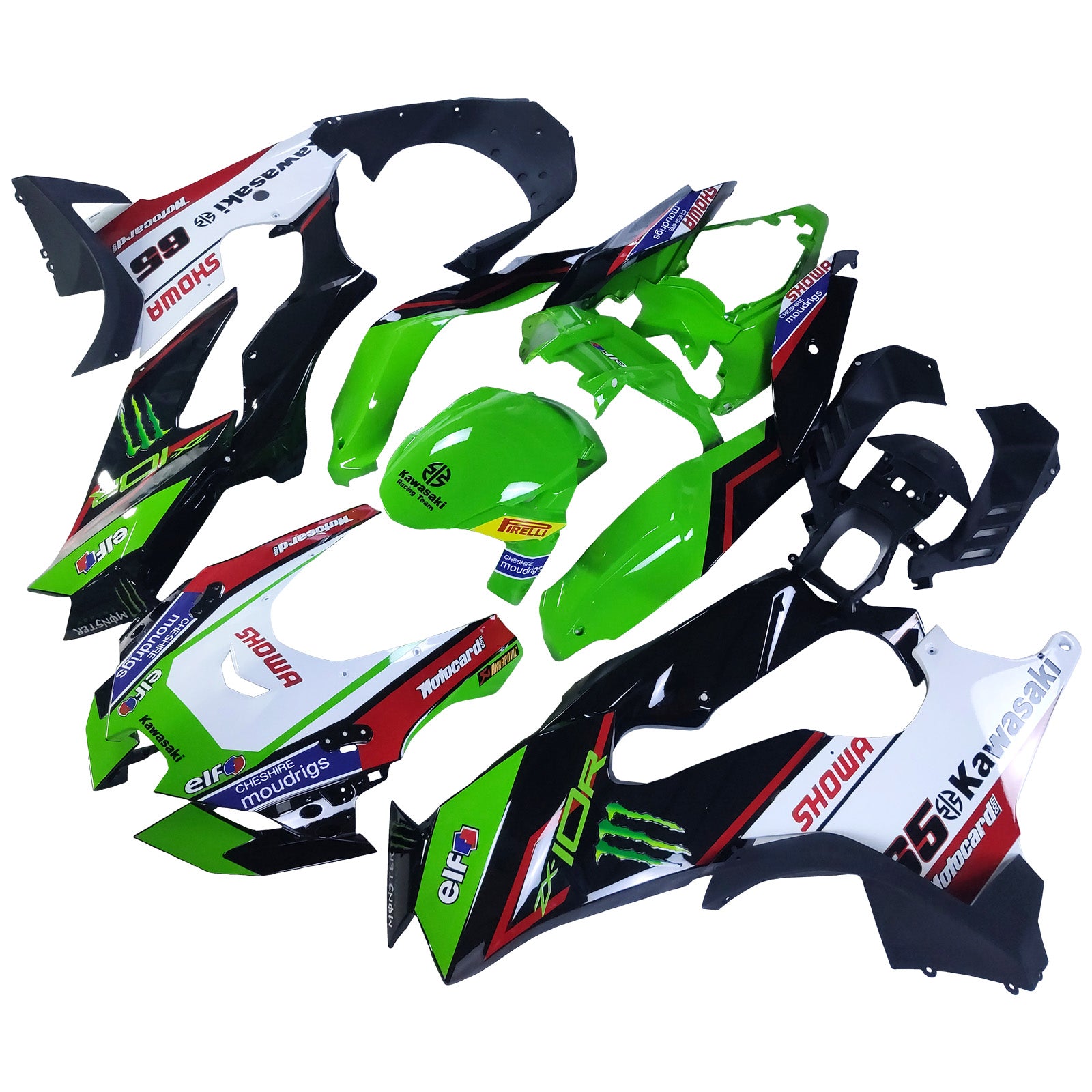 Kawasaki ZX-10R ZX-10RR 2021-2025 Fairing Kit Bodywork ABS