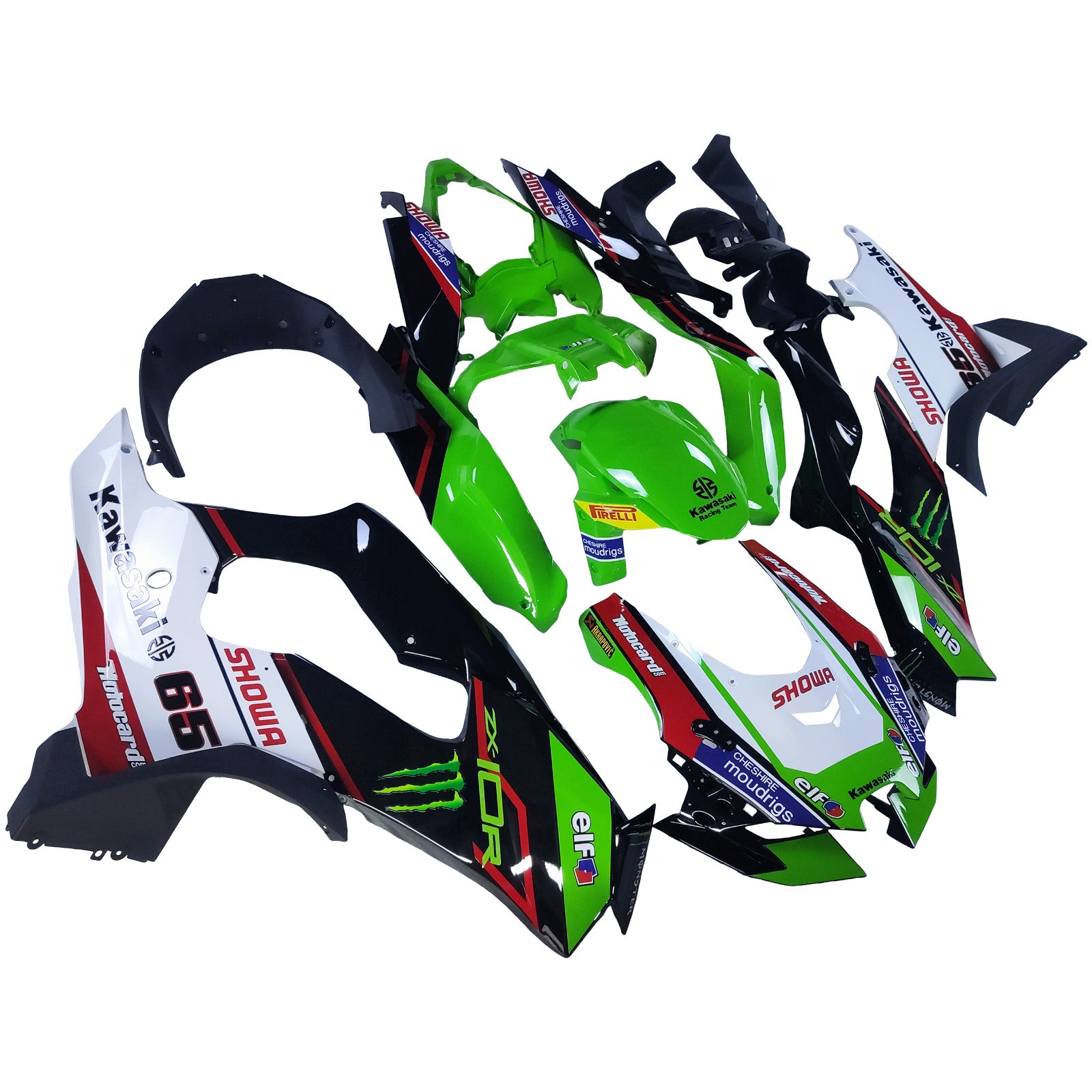 Kawasaki ZX-10R ZX-10RR 2021-2025 Fairing Kit Bodywork ABS