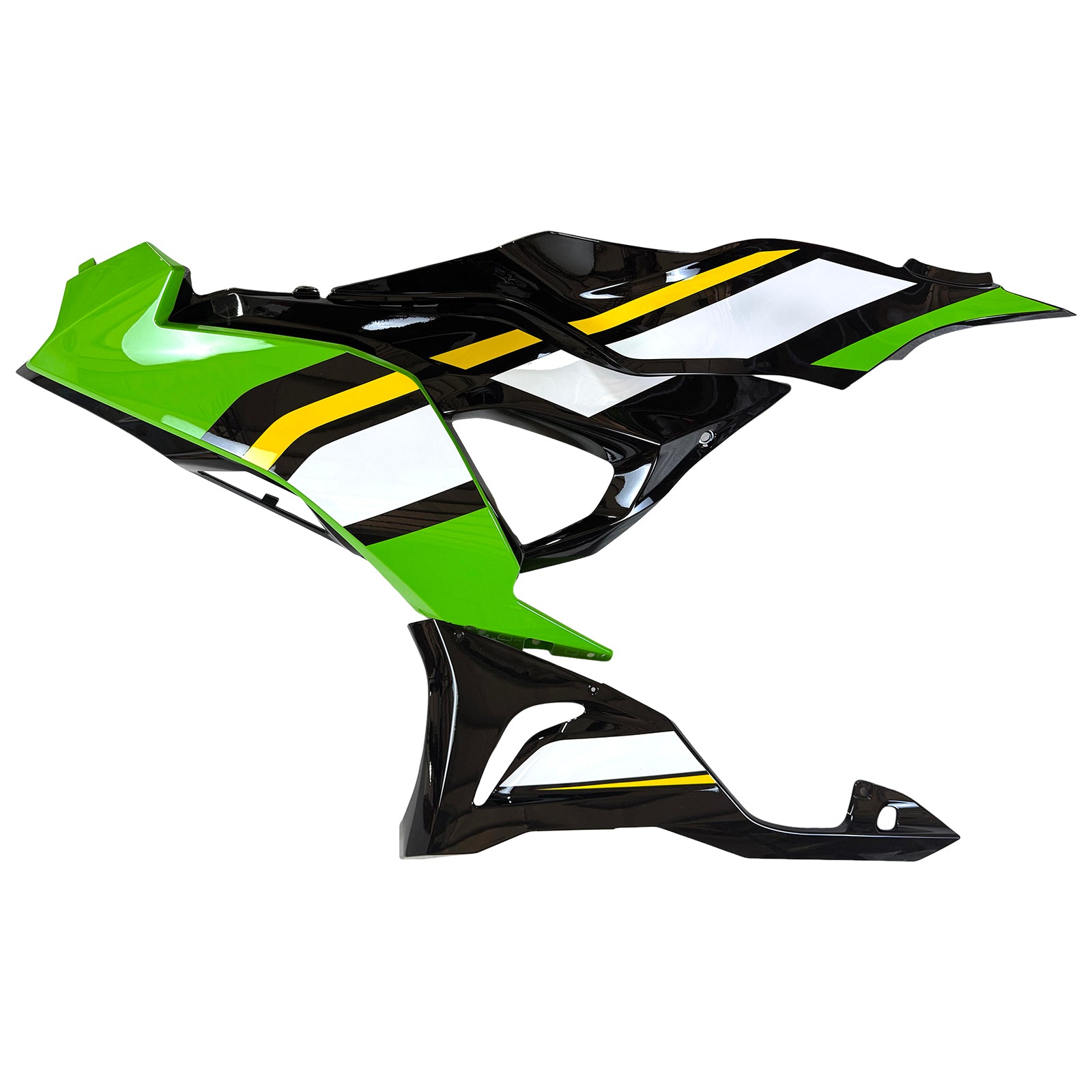 2024-2025 Kawasaki ZX6R Green White Black Fairing Kit