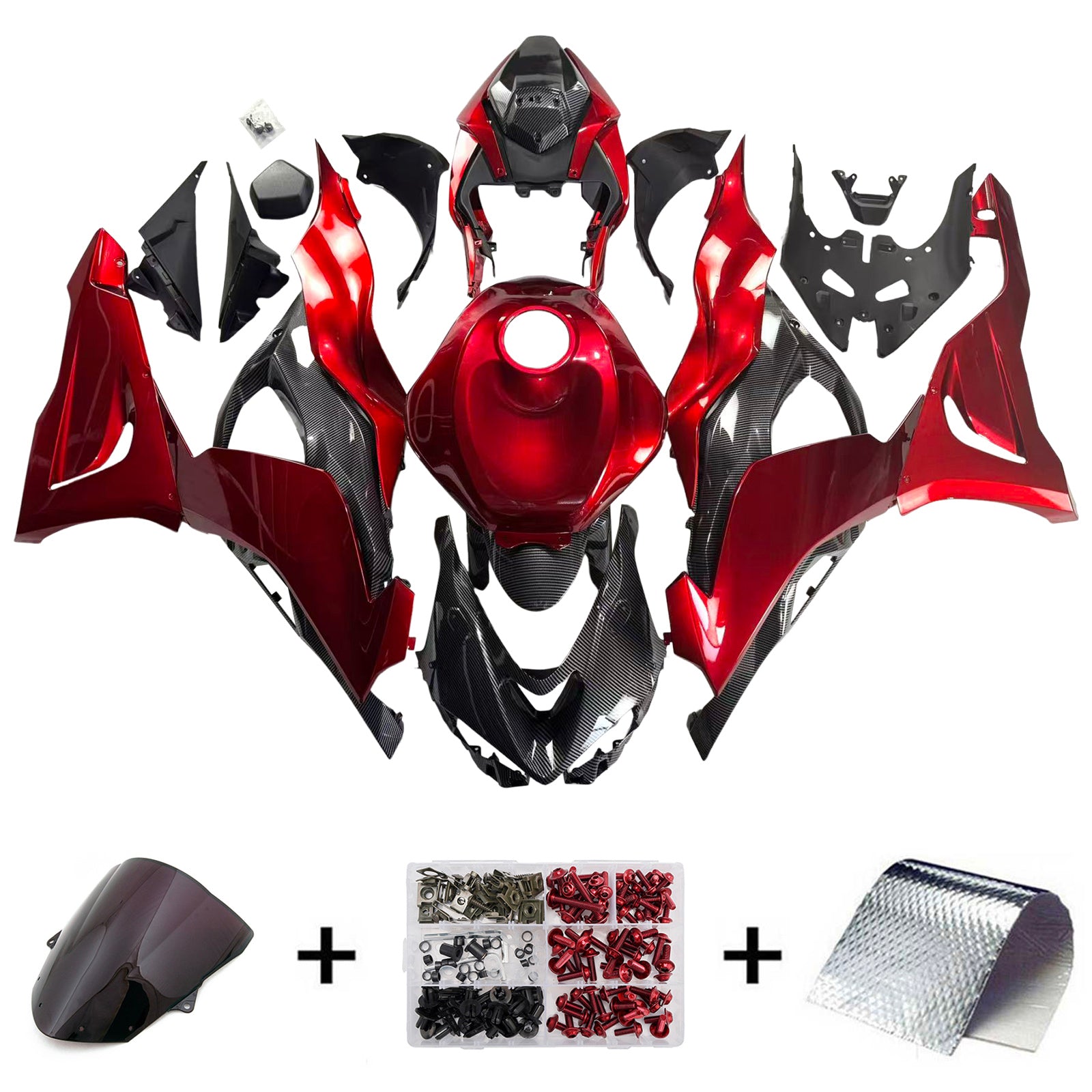 Injection Fairing Kit Bodywork Plastic ABS fit For Kawasaki ZX-6R 2024-2026